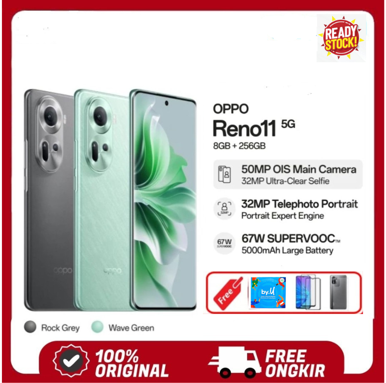 Oppo Reno 11 5G RAM 8/256GB camera triple 50 MP - 8/256, GB-warranty Harga  3,200,000 Ringgit*Penghantaran Percuma