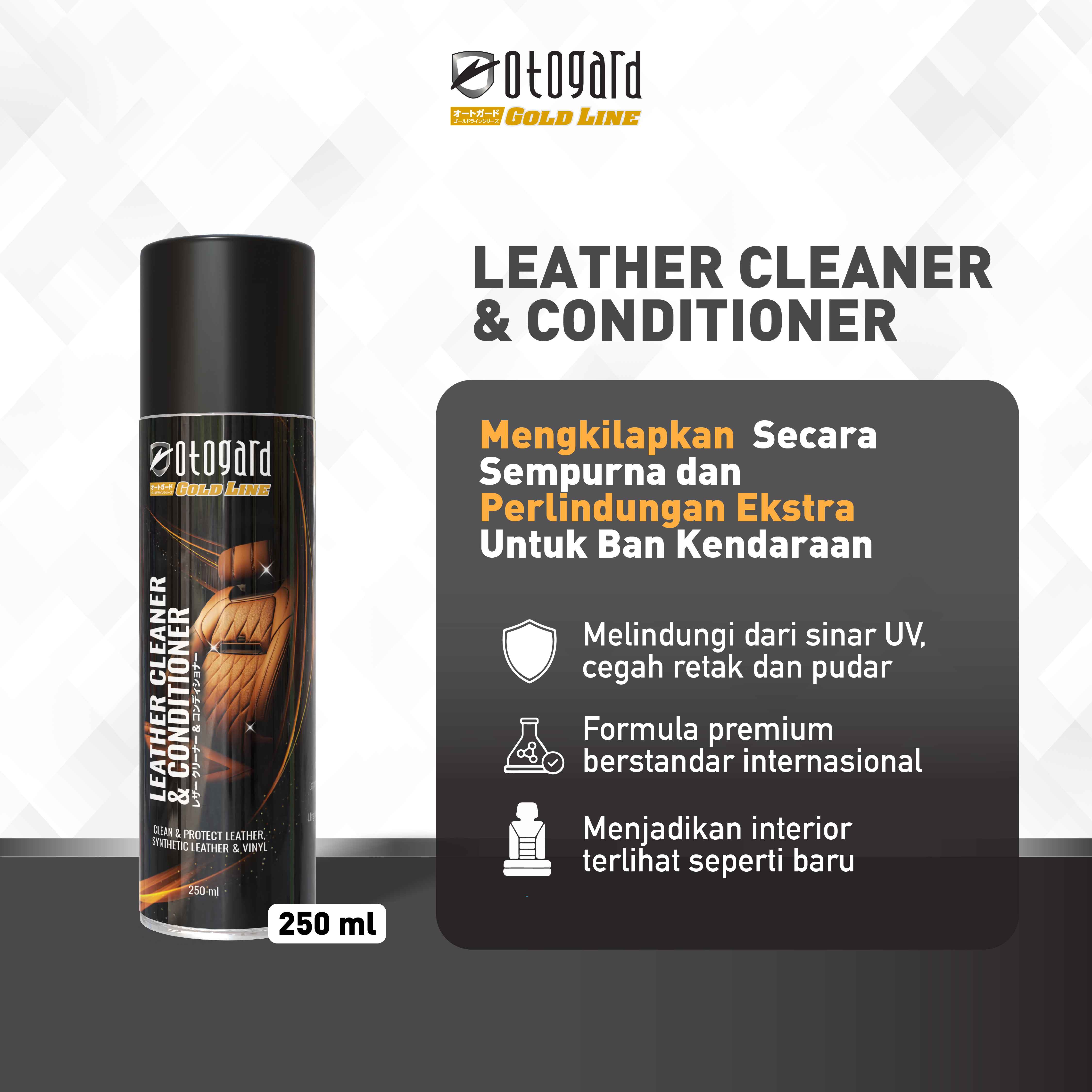 Otogard Gold Line Leather Cleaner & Conditioner - 250ml Harga 60,000 rupiah*Gratis Ongkir