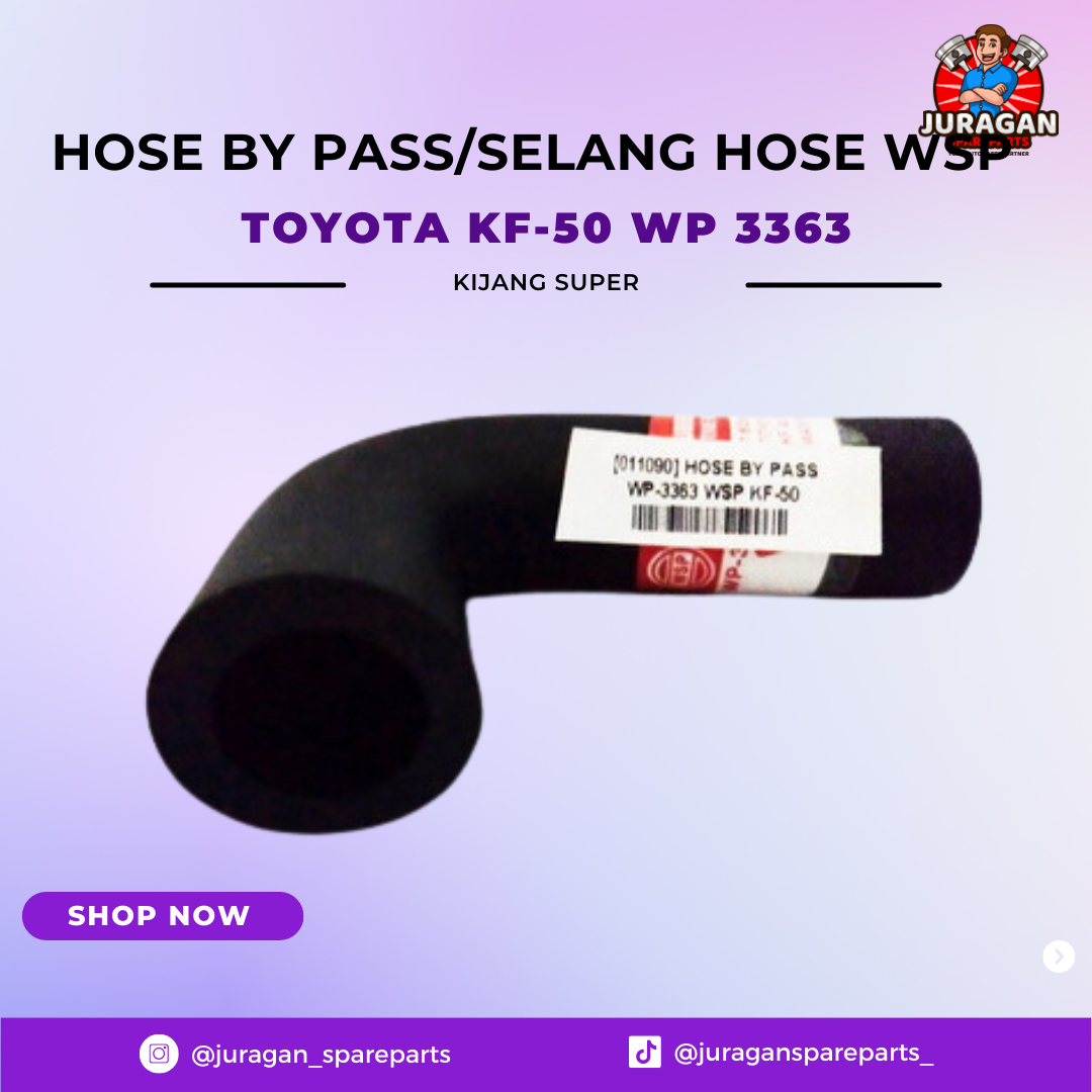 Hose By Pass/Selang Hose Wsp Wp 3363 Toyota Kf-50 Harga 24,000 rupiah*Gratis Ongkir