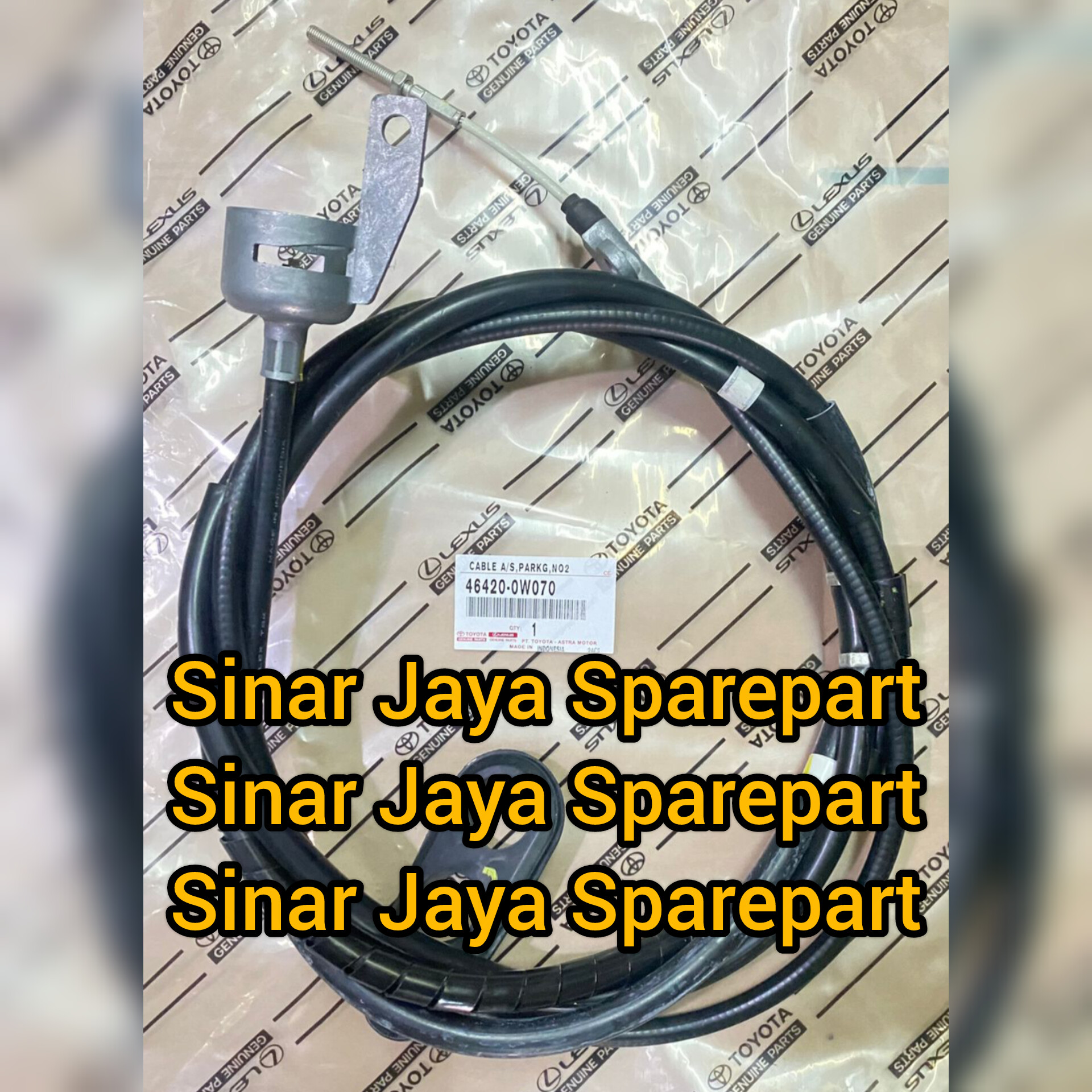 Hand brake cable (long) Hino Dutro 130hd X-power RE50 original 46420-0w070 Harga 600,000 rupiah*Gratis Ongkir