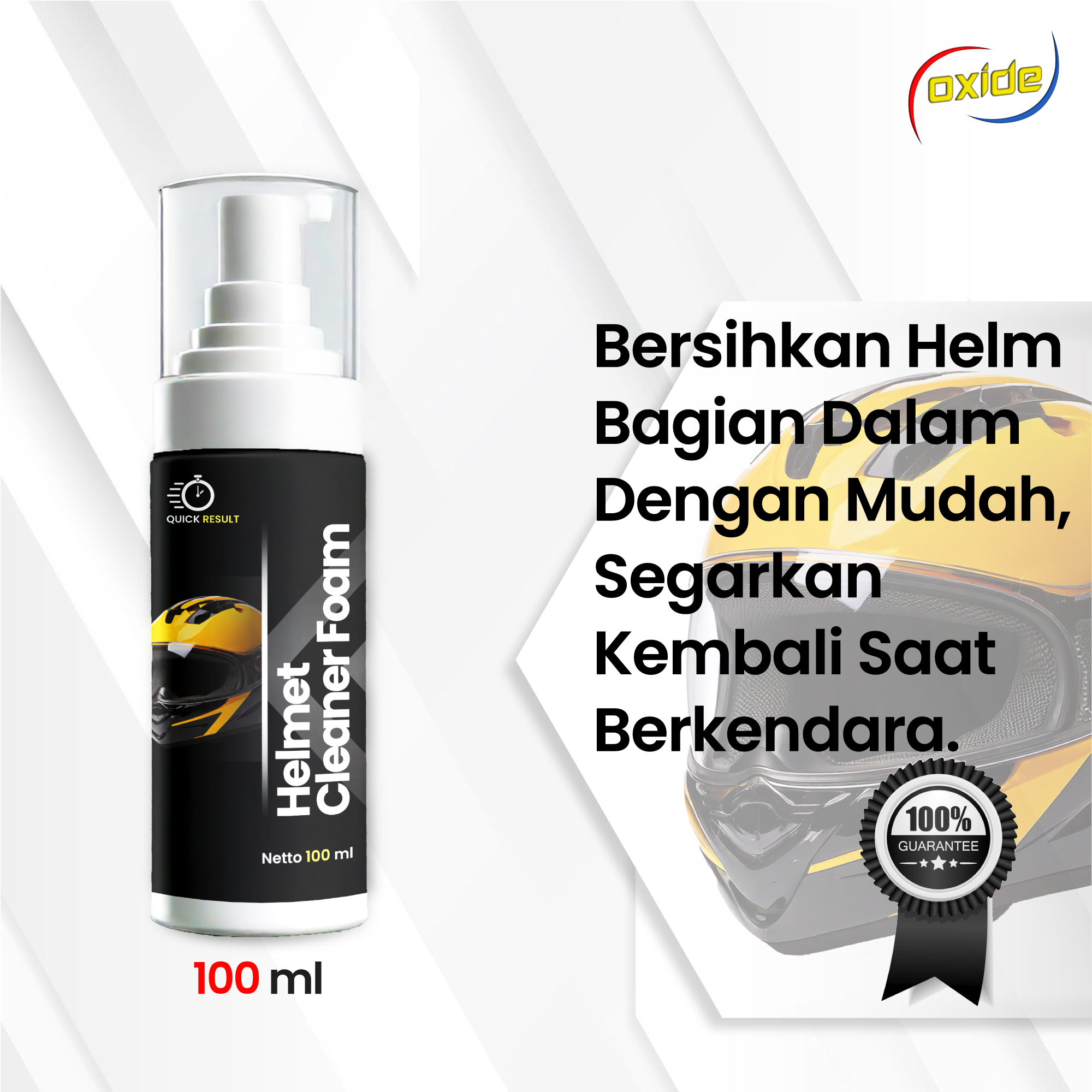 Oxide Helmet Cleaner Foam / Helmet Cleaning Foam Harga 50,000 rupiah*Gratis Ongkir