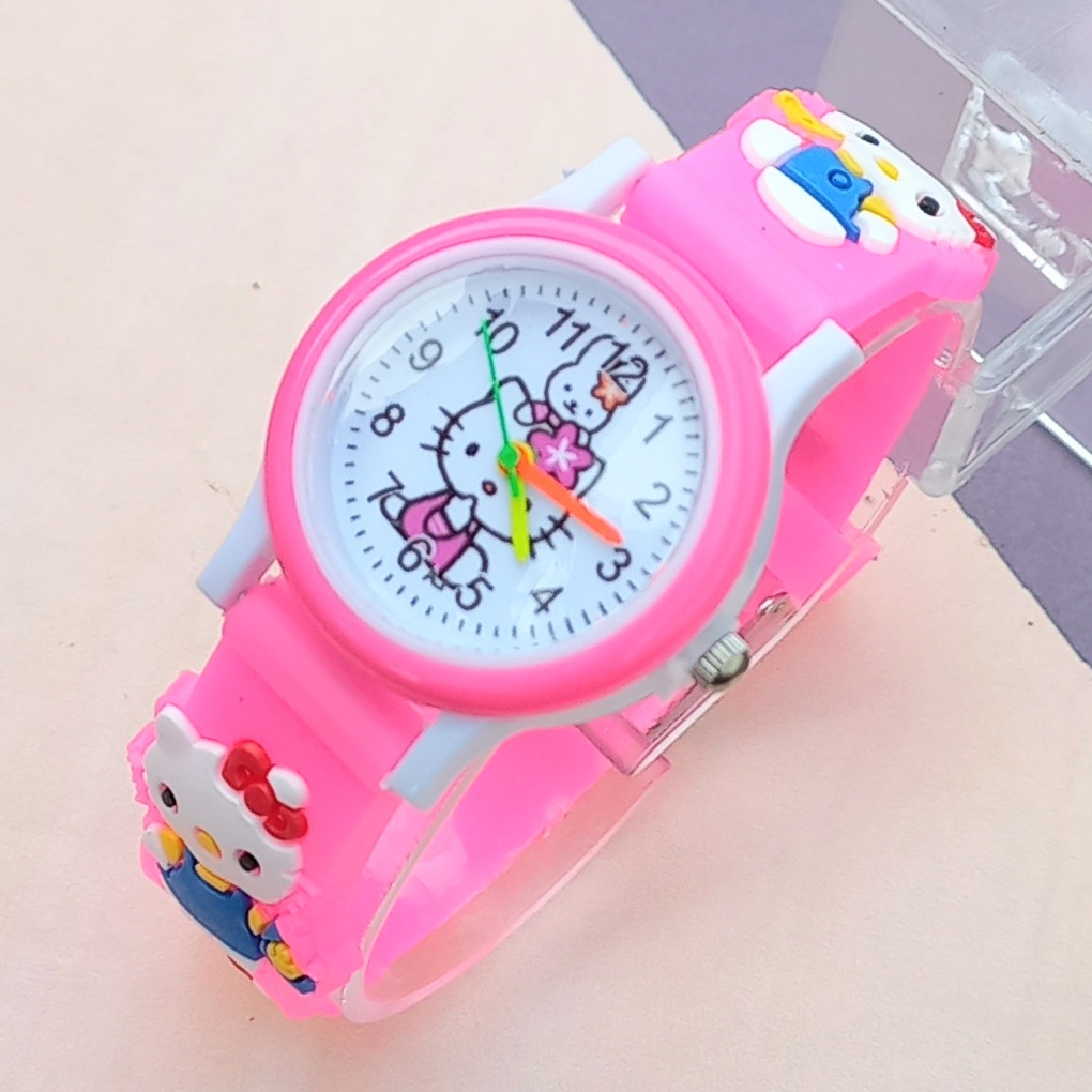 	 Gratis Ongkir Terlaris !!!Cod Bayar Di Tempat Jam Tangan Anak Perempuan Cewek Karakter Fashion Terba 	