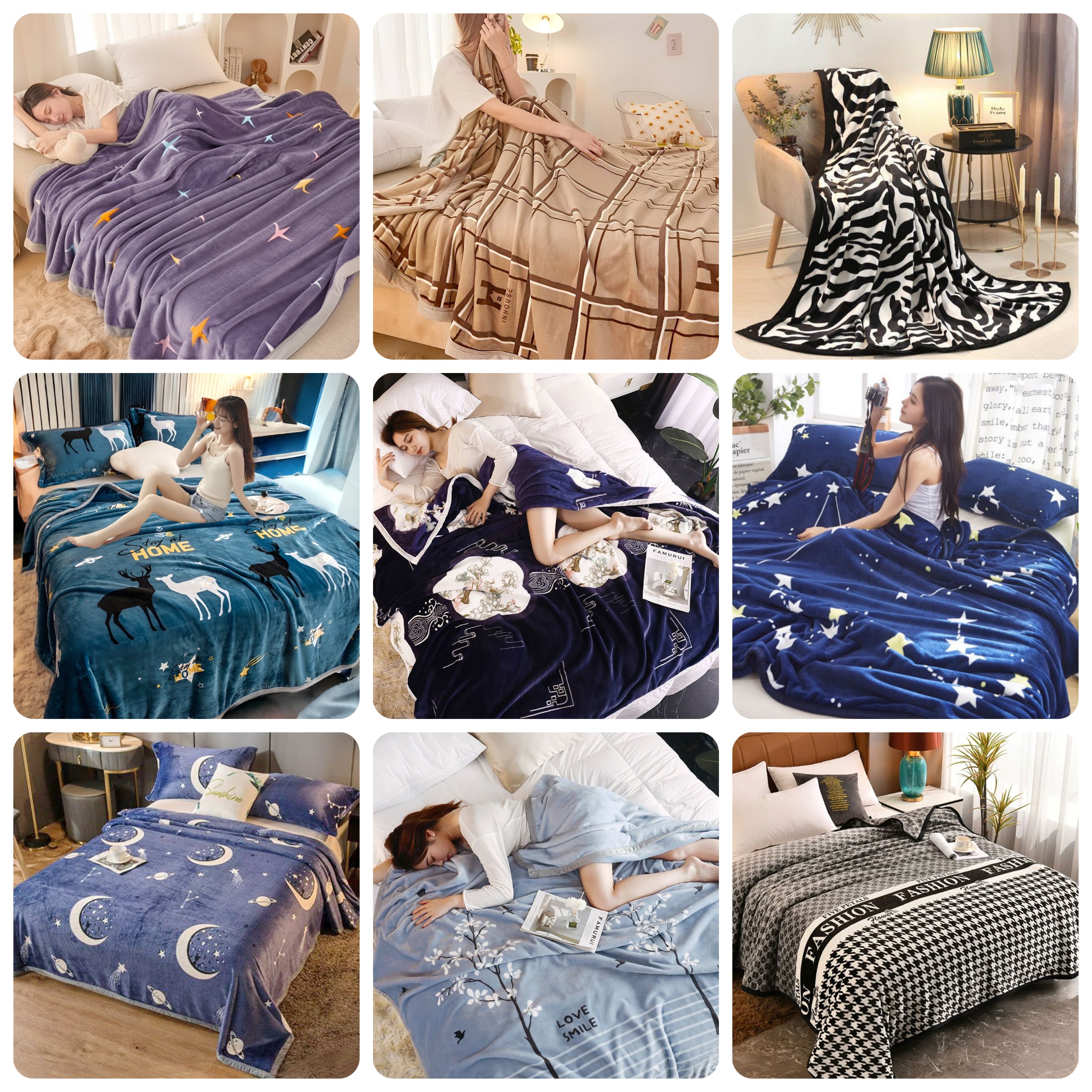 Jumbo Thick Fur Blanket 200X230