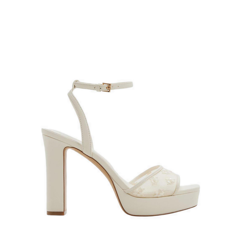 Aldo Chicglimmer Women's Heeled Sandals - Open White ราคา 3,590 บาท*ส่งฟรี