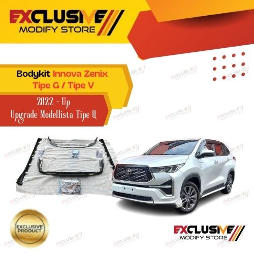 Toyota Innova Zenix (2022-up) Type G/Type V upgrade bodykit type Q modellisoriginal genuine parts complete set Harga 9,250,000 rupiah*Gratis Ongkir