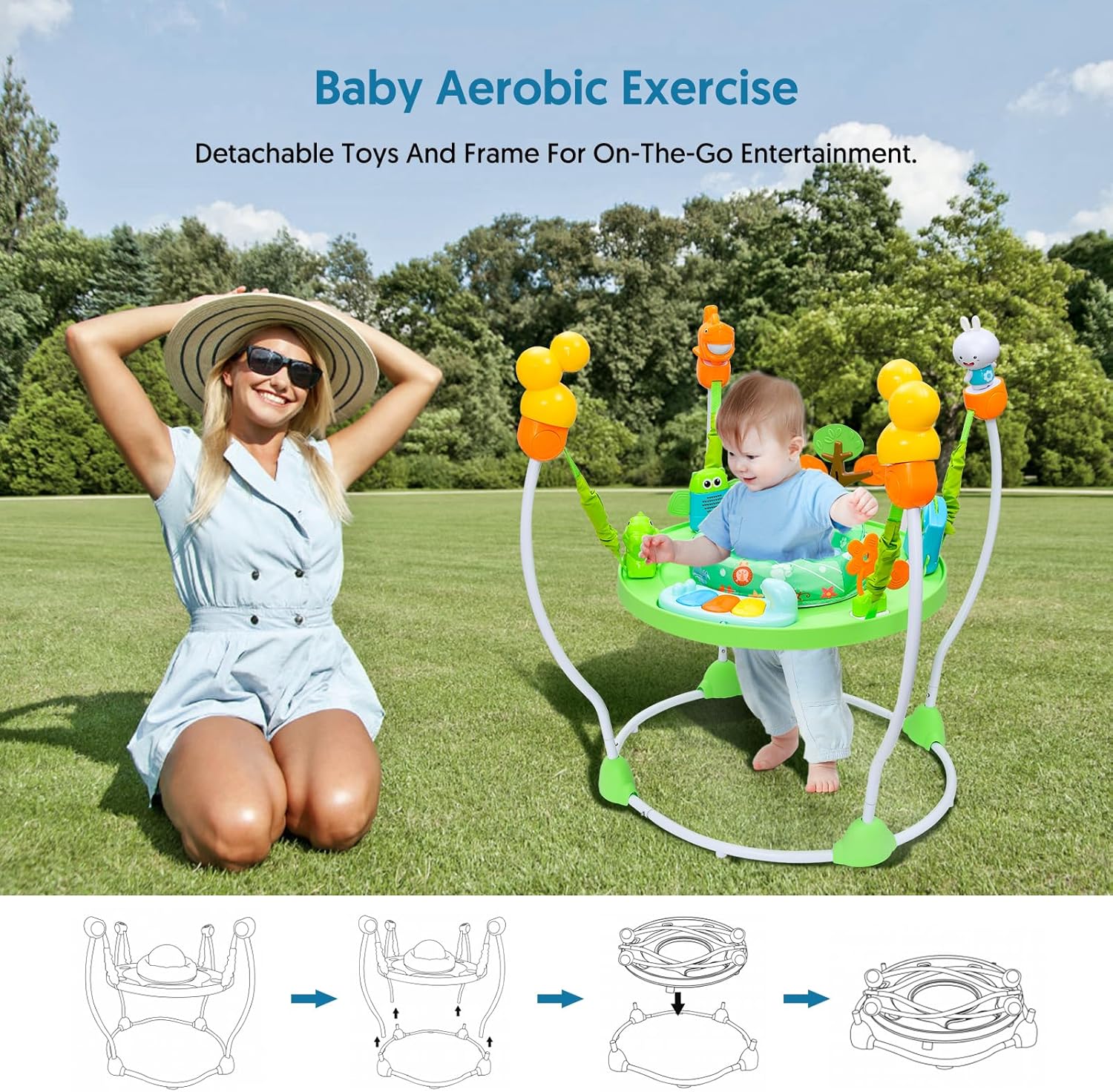 Jumperoo Tiger Saltarin Fisher Price Saltarin Para Bebe Centro De - Main Image