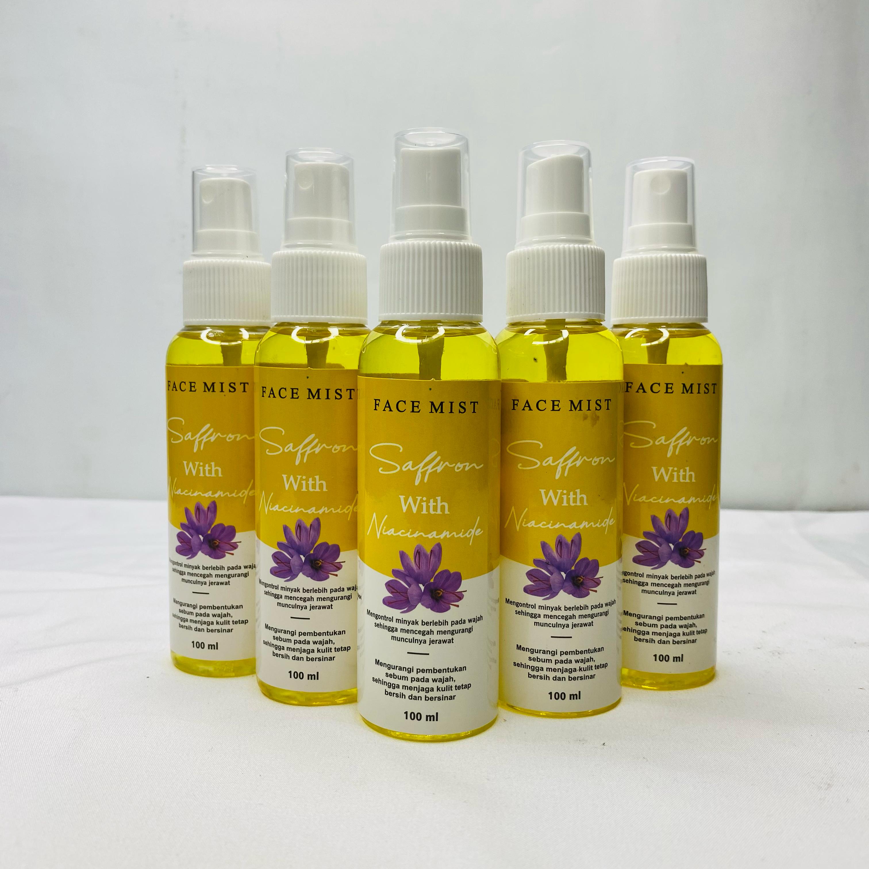 3 PCS FACE MIST Saffron With Niacinamide 100 ml Setting Spray Make Up Lazada Lazada Indonesia