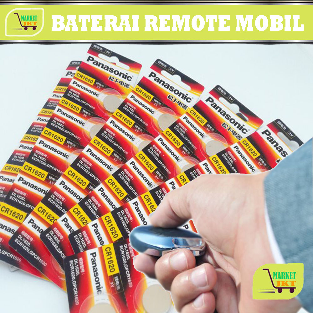 BATERAI KANCING - CR1620 - REMOTE MOBIL - TOYOTA - DAIHATSU - ALL ITEM Harga 15,999 rupiah*Gratis Ongkir