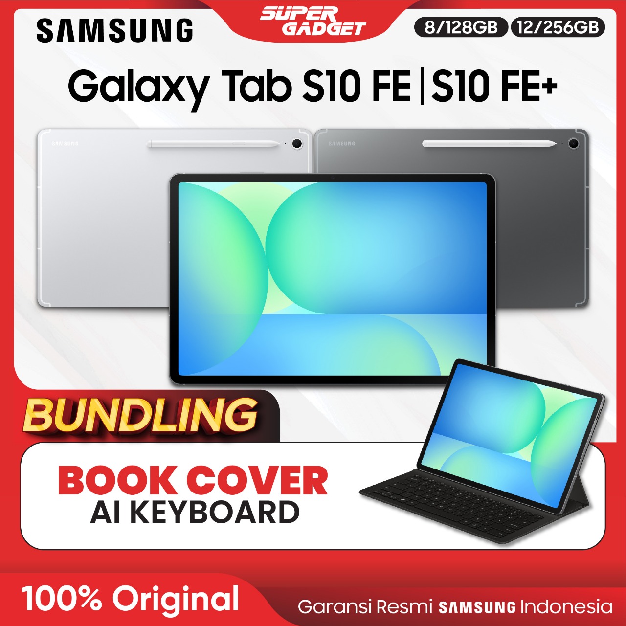 Samsung Galaxy Tab S10 Fe S10 Fe+ Wifi 5G 8/128 12/256 GB Tablet 13 inch 10 inch Giá 6,599,000 Đồng*Miễn phí vận chuyển