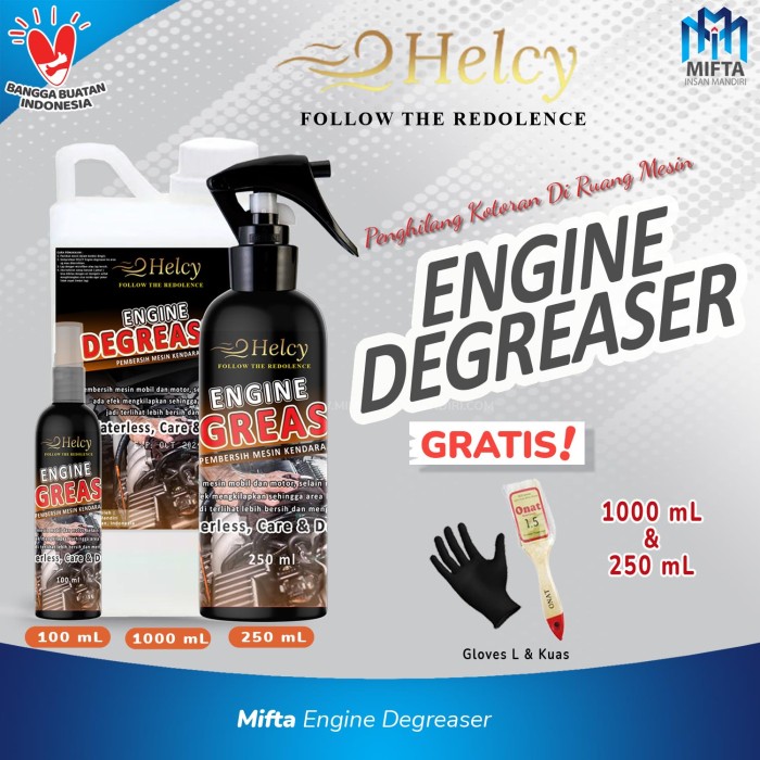 PEMBERSIH KERAK MESIN KENDARAAN / HELCY ENGINE DECREASER Harga 32,528 rupiah*Gratis Ongkir