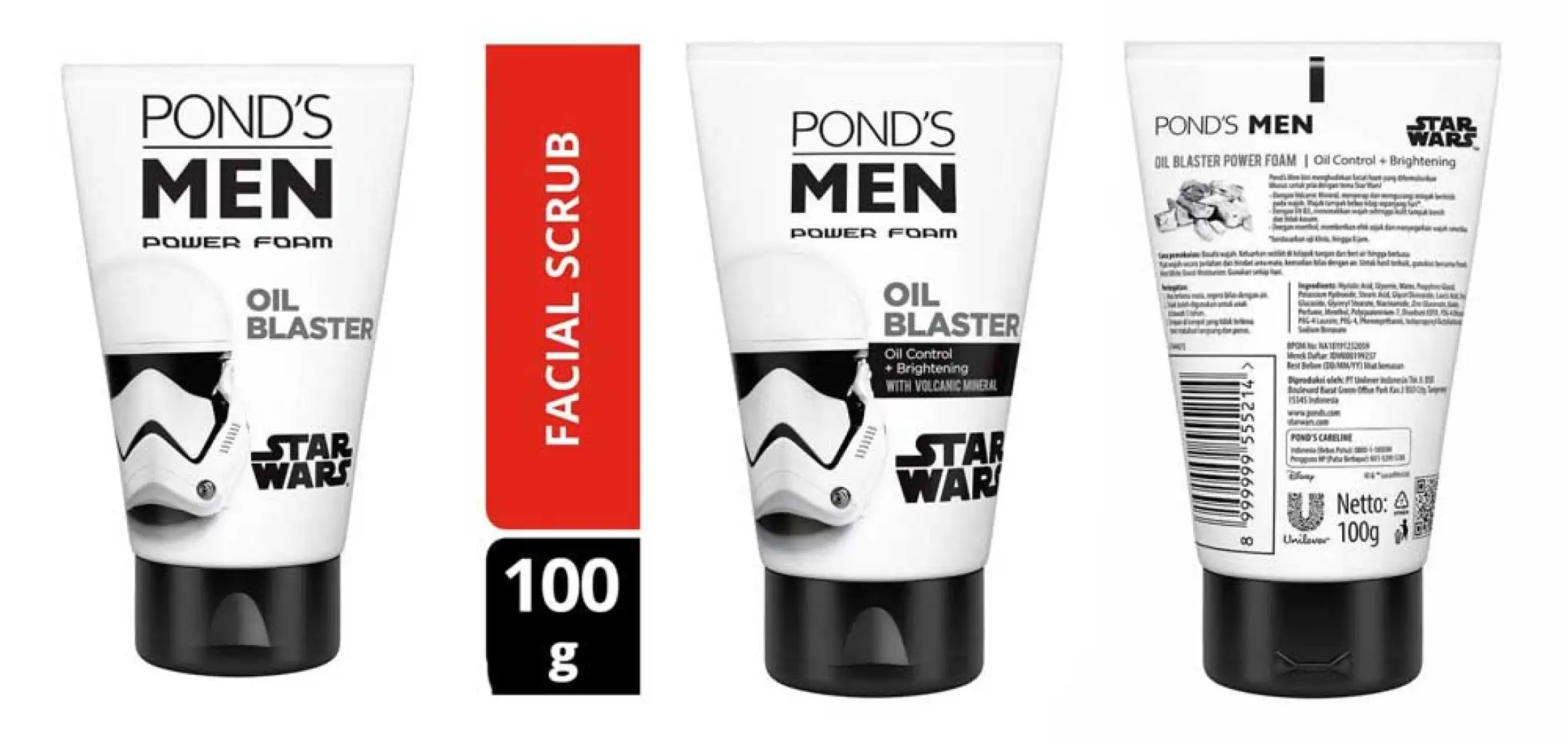 ponds men power foam
