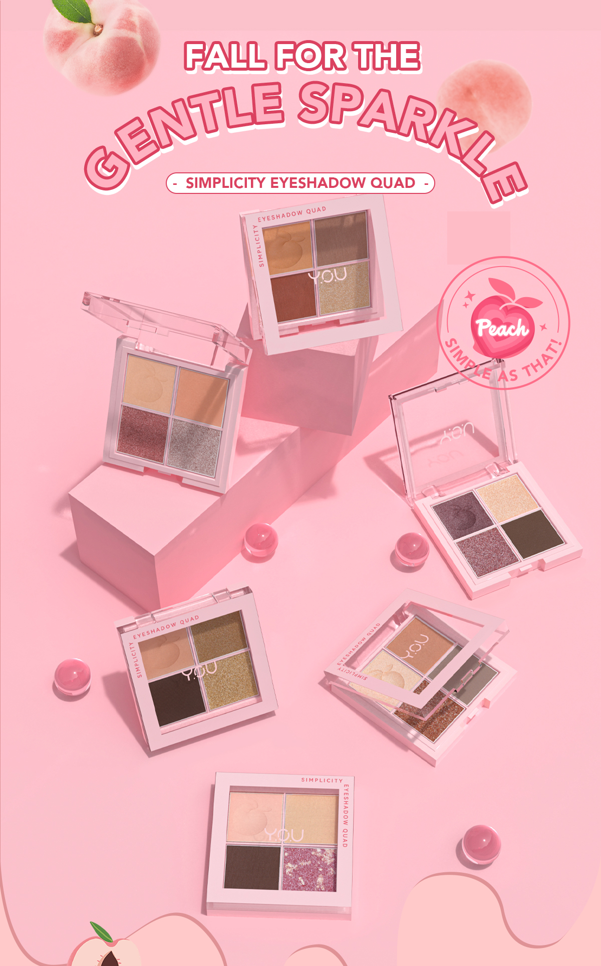 AMTS X True Beauty Makeup Edition, Trio Set (7colors