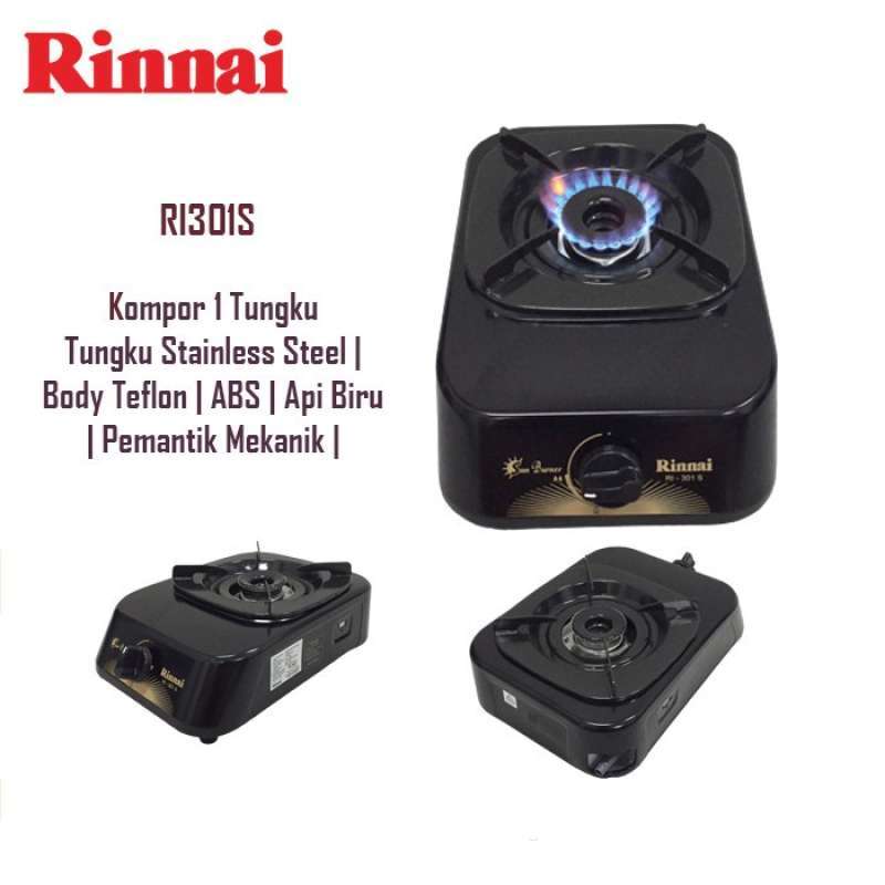 COD] PROMO!!!KOMPOR GAS RINAI RINNAI 301 S 1 TUNGKU SUN BURNER/ KOMPOR GAS/  KOMPOR 1 TUNGKU/ KOMPOR/ | Lazada Indonesia