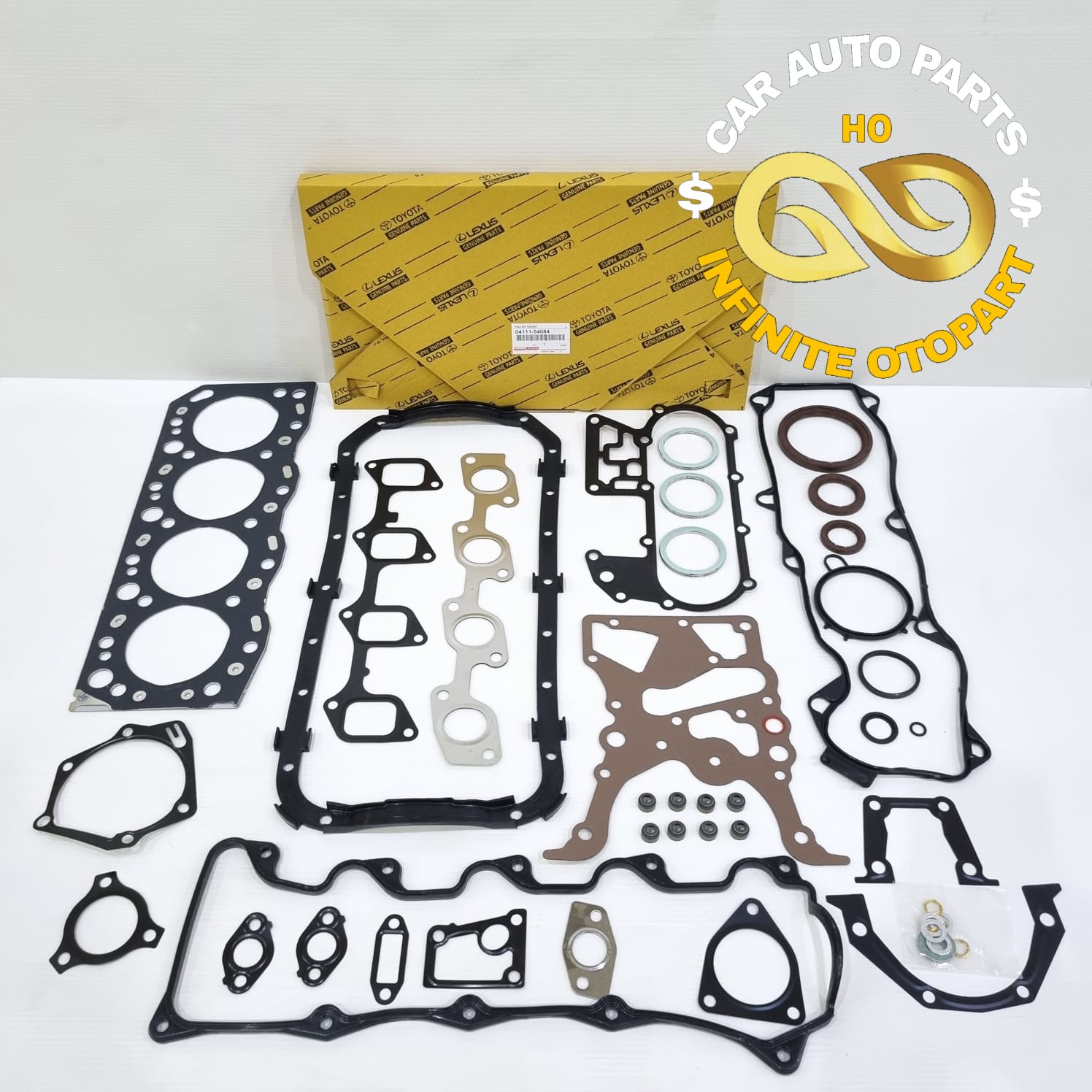 PACKING GASKET FULL SET TOYOTA KIJANG 7K DIESEL 2L PLAT BESI Harga 380,000 rupiah*Gratis Ongkir