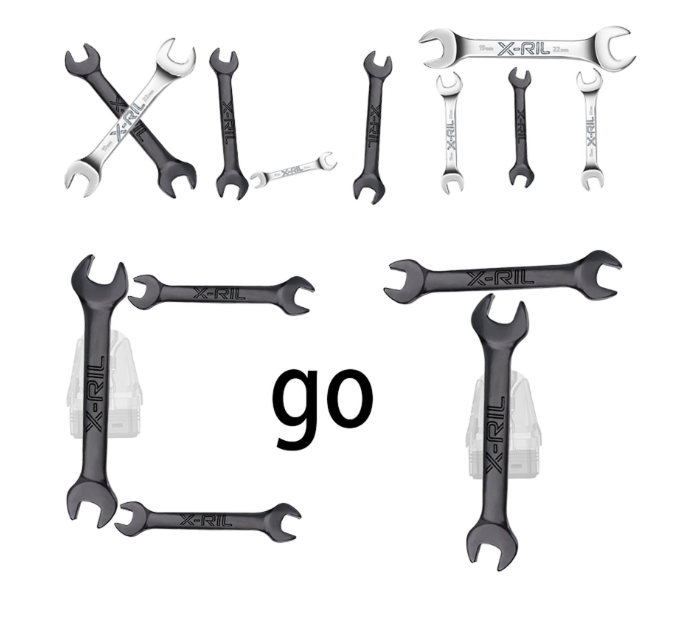 Xril xlim 9o used for daily maintenance, car maintenance, home maintenance, double Open end wrenches, various models available.-xril O8, 1PCs Harga 21,250 rupiah*Gratis Ongkir