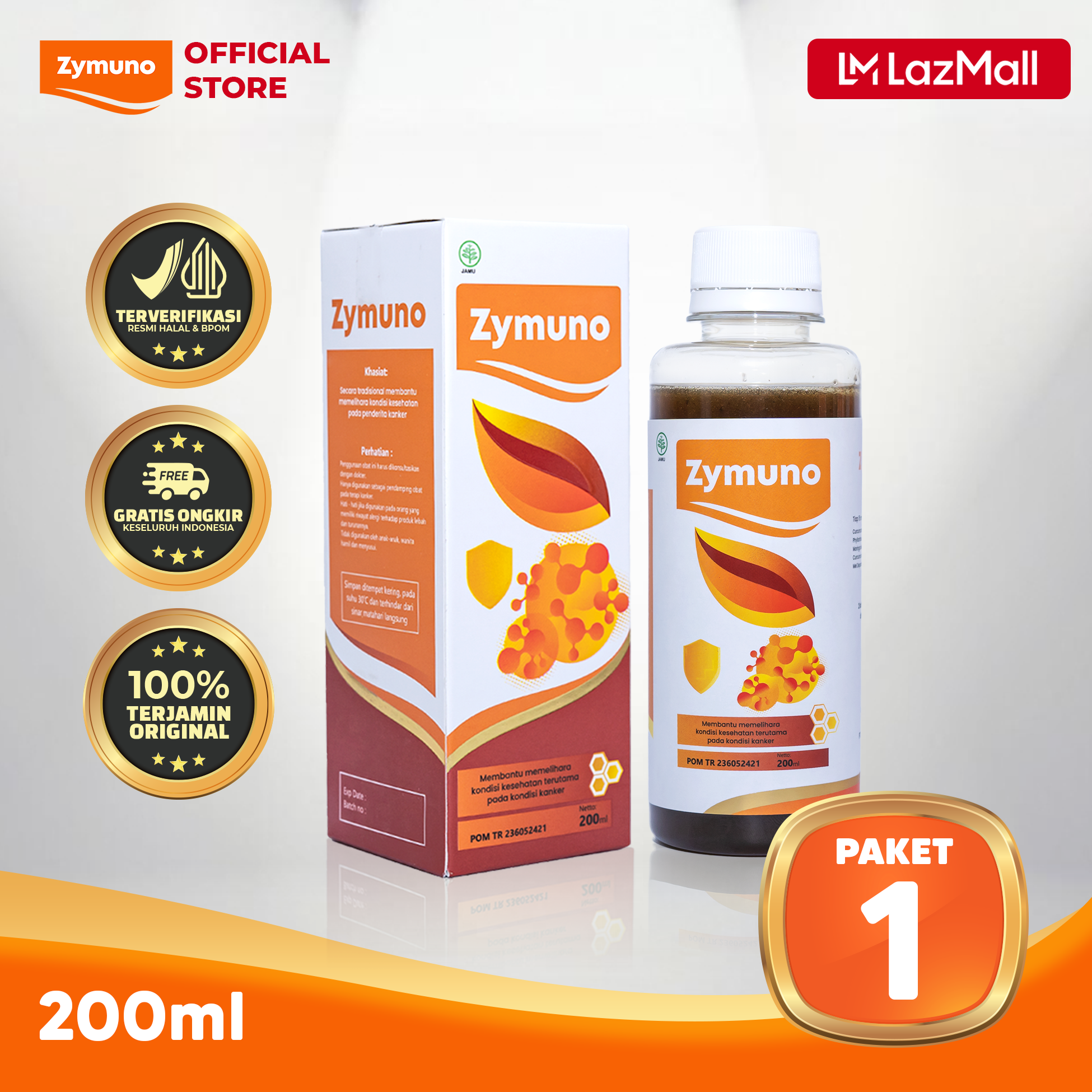 Zymuno - Herbal Honey Increases Immunity Harga 147,000 rupiah*Gratis Ongkir
