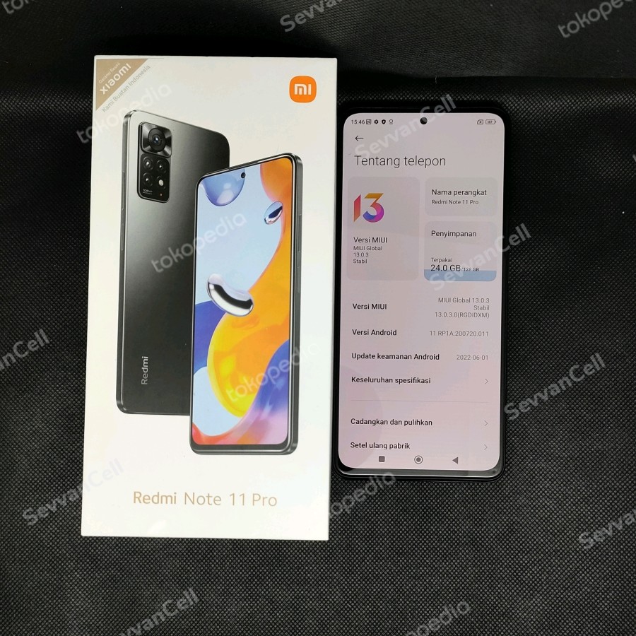 Xiaomi redmi note 11 pro Ram 8/128GB - Grade A Harga 2,800,000 rupiah*Gratis Ongkir