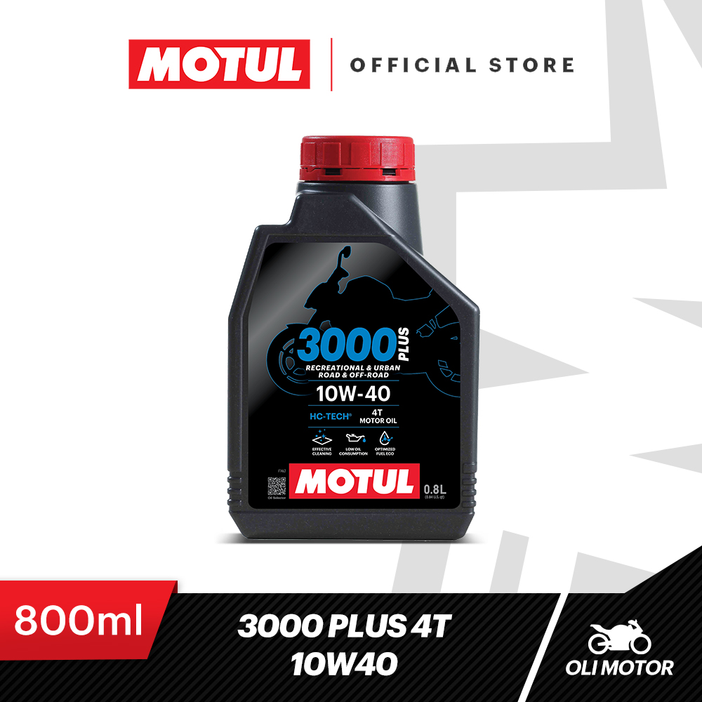 Motul Oli Motor 3000 PLUS 4T 10W40 0.8L II Harga 74,901 rupiah*Gratis Ongkir