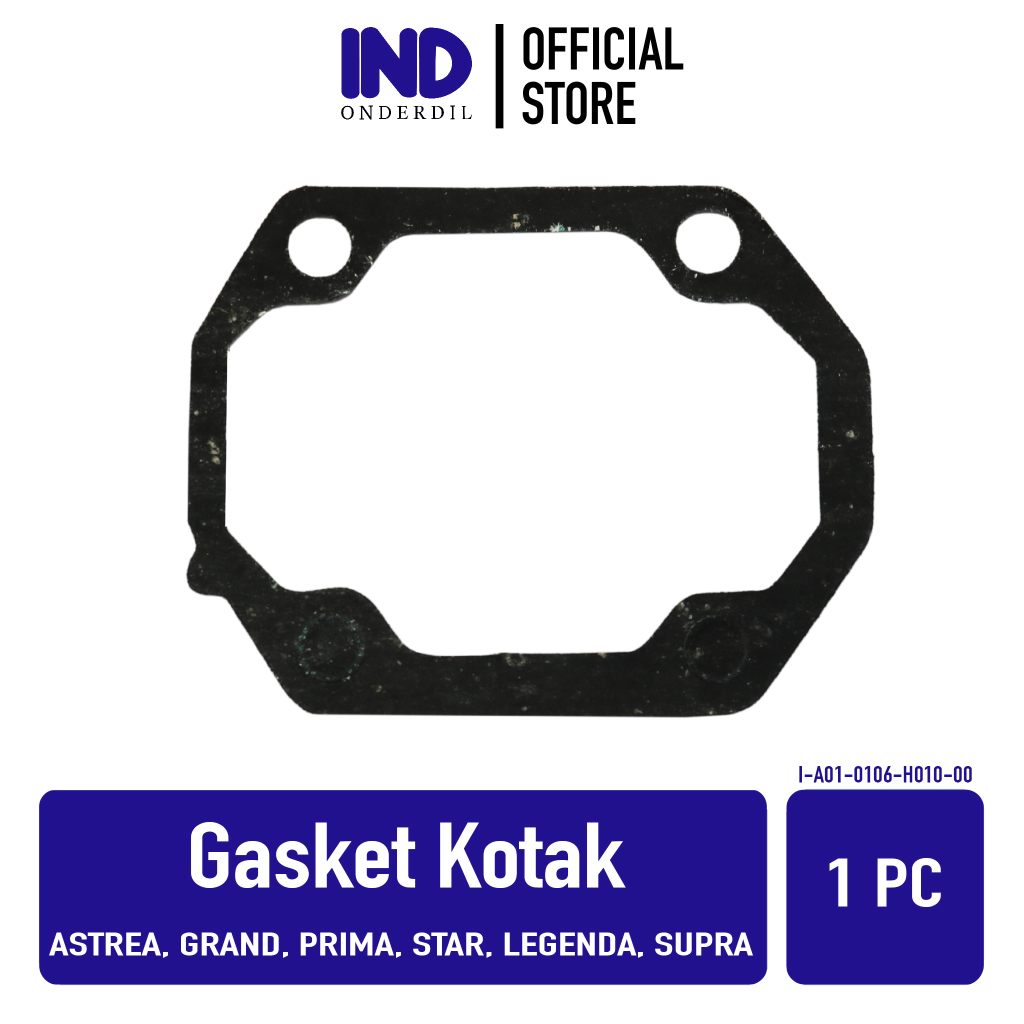 Gasket Paking-Packing Perpak Kotak Cylinder Head Honda Bebek Astrea Grand & Prima & Star & Legenda & Supra & Win Harga 2,780 rupiah*Gratis Ongkir
