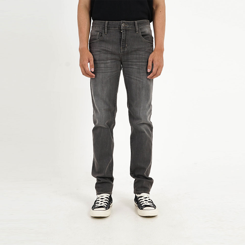 3Second Celana Panjang Pria Skinny Jeans Wash Denim Shaw OL-C011124 Harga 251,230 rupiah*Gratis Ongkir