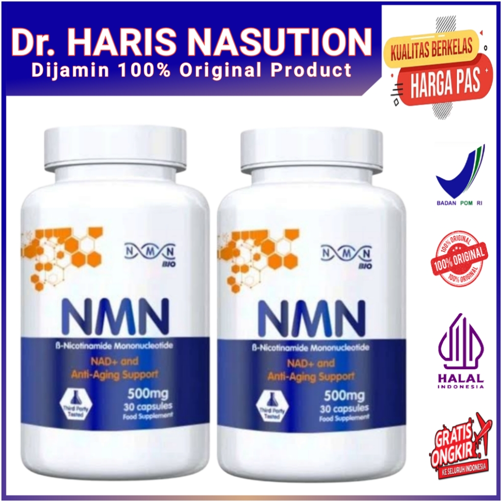 Nmn Supplement Anti Aging & Nad 30/60 Kapsul - Dukungan Metabolisme Energi | Indonesia