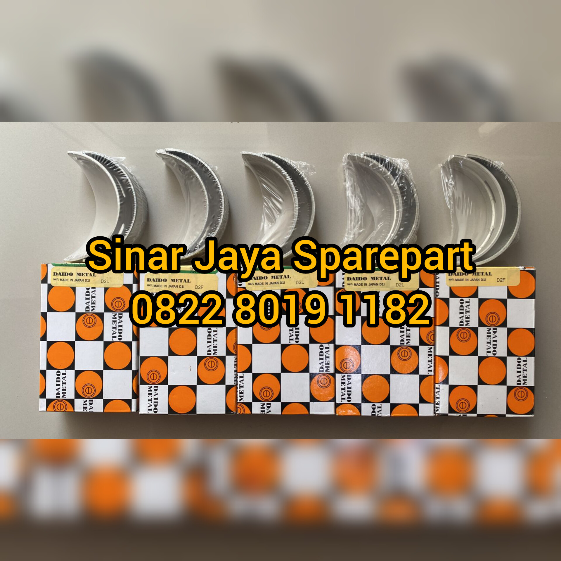 Metal Duduk Standar Toyota Dyna 140HT 140GT Hino Dutro 140HT 140GT Daido Jepang Harga 900,000 rupiah*Gratis Ongkir