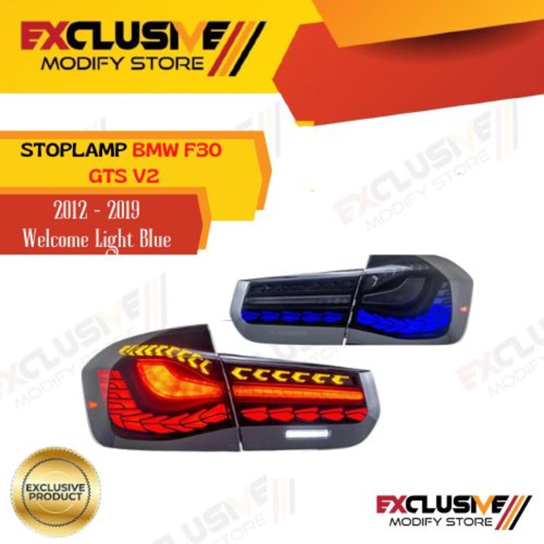 Stop Lamp BMW F30 2012-2019 GTS V2 welcome light blue fire functions Harga 8,950,000 rupiah*Gratis Ongkir
