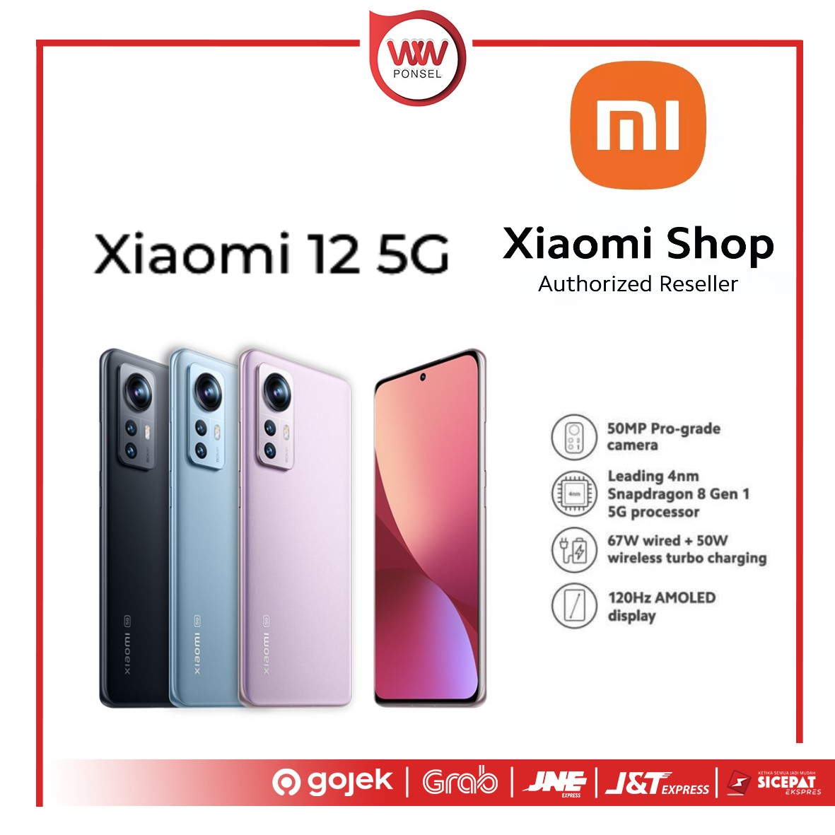 Hp Xiaomi Mi 12 5G Ram 8GB Internal 256GB Garansi Resmi Harga  7,999,000 Ringgit*Penghantaran Percuma