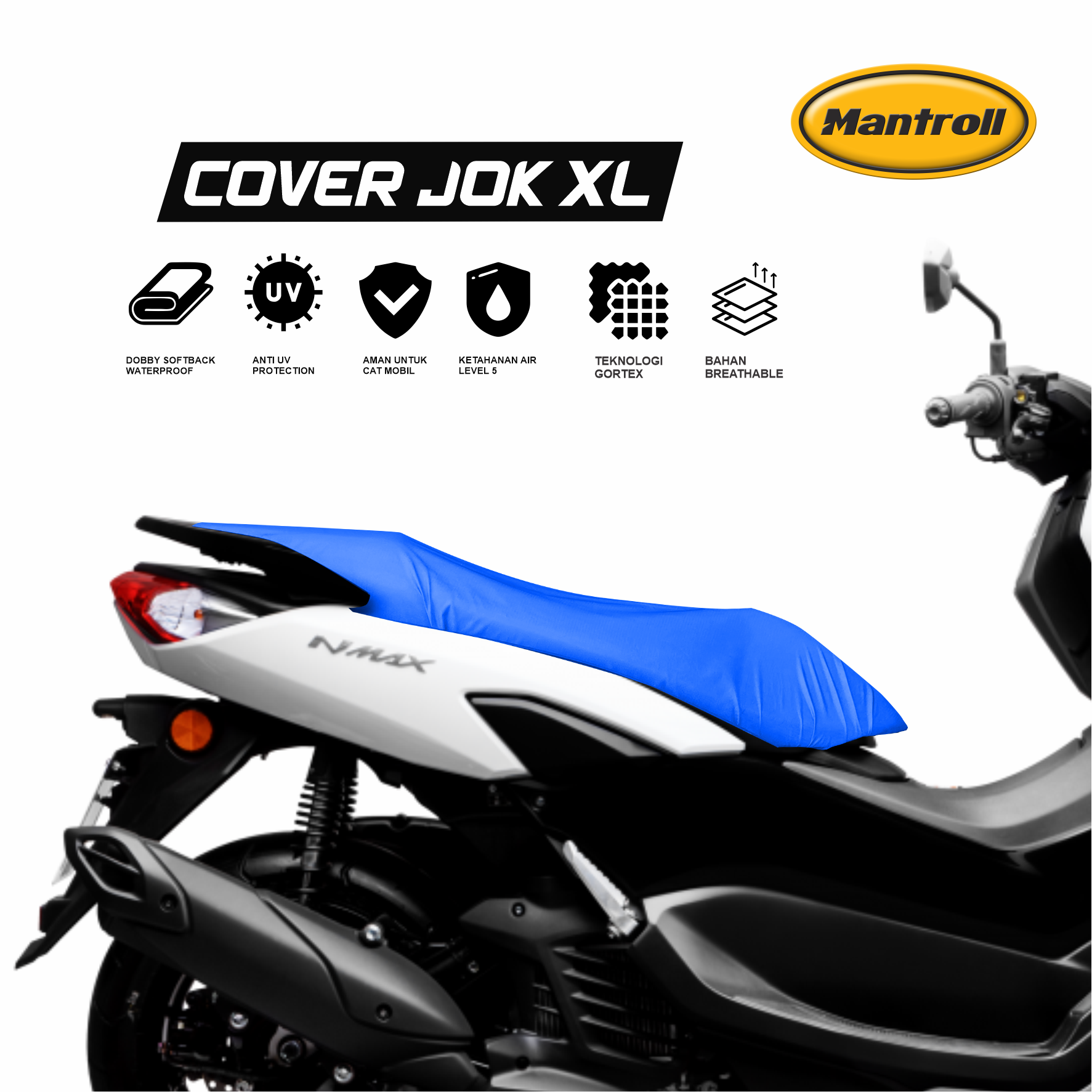 Mantroll Cover Jok Sarung Jok XL Cakaran Kucing Waterproof 2 lapis Harga 59,900 Ringgit*Penghantaran Percuma