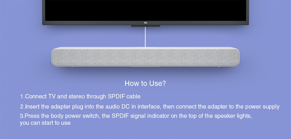 xiaomi bluetooth soundbar speaker home 