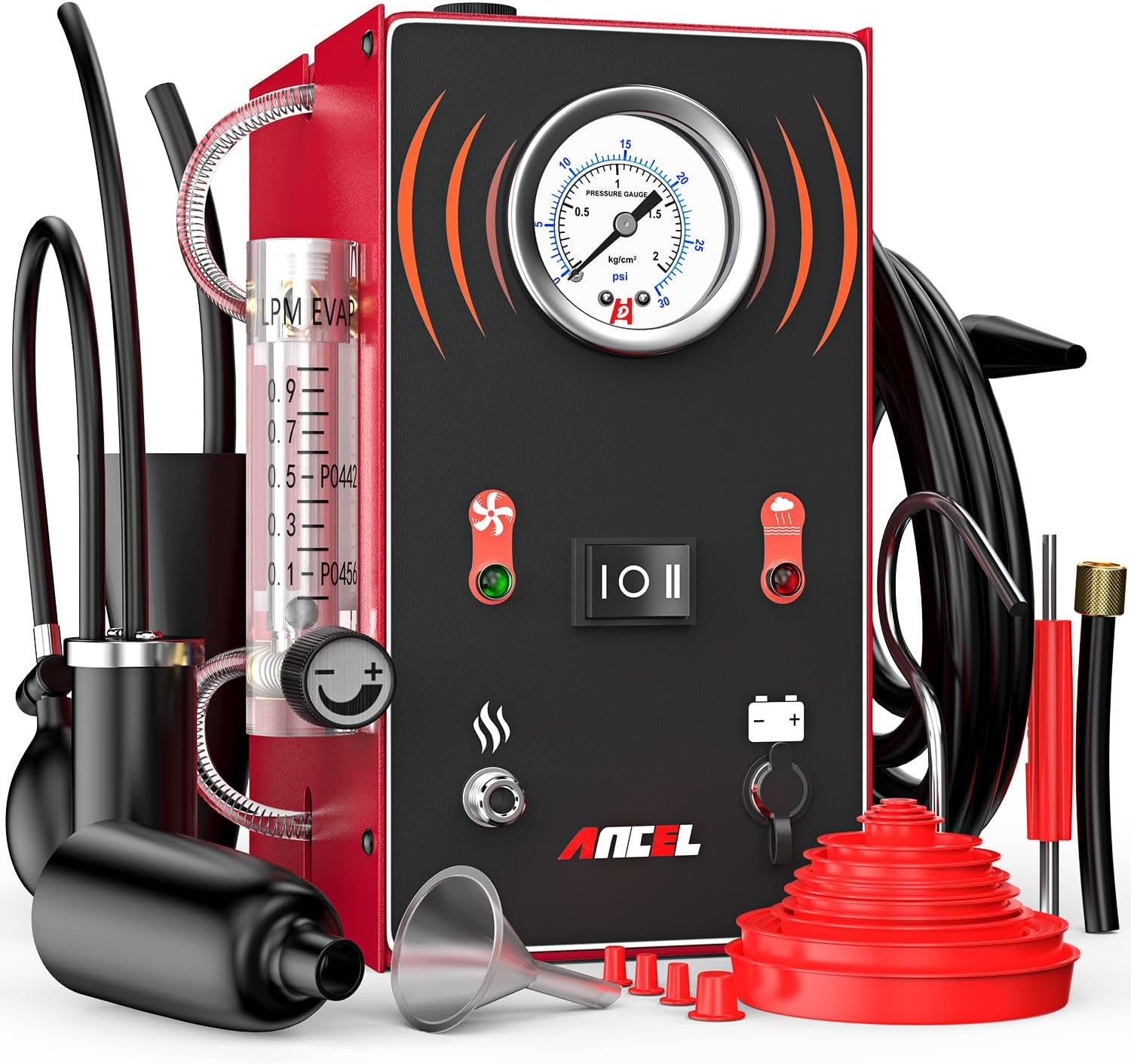 ANCEL S300 Smoke Machine Automotive Built in Air Pump, EVAP Smoke Machine Leak Tester with Pressure Gauge Flow Meter, Odorless Automotive Smoke Machine Leak Detector, Vacuum Smoke Tester Automotive Harga 1,622,000 Ringgit*Penghantaran Percuma
