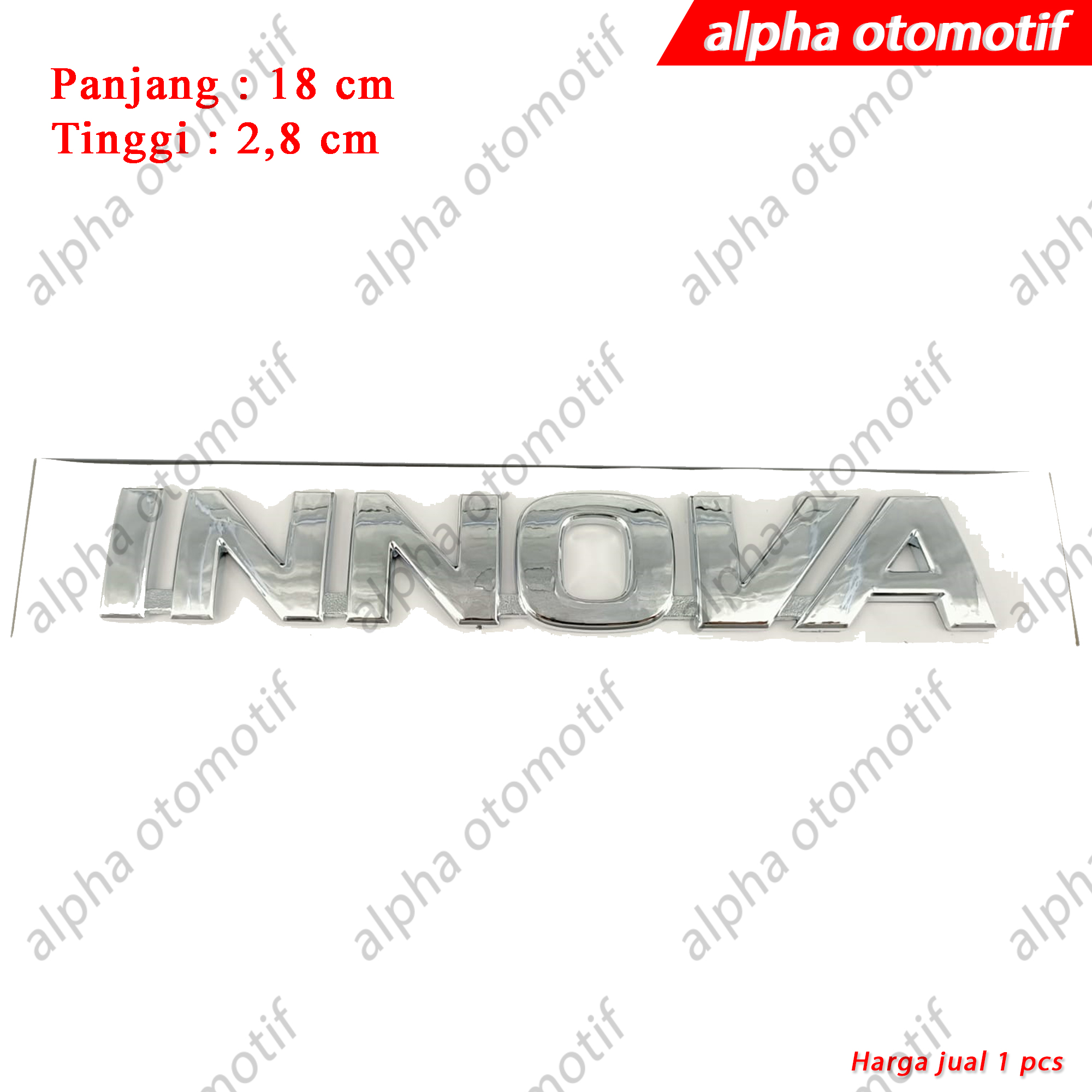 Car emblem Toyota Innova posts reborn Chrome Giá 22,000 Đồng*Miễn phí vận chuyển