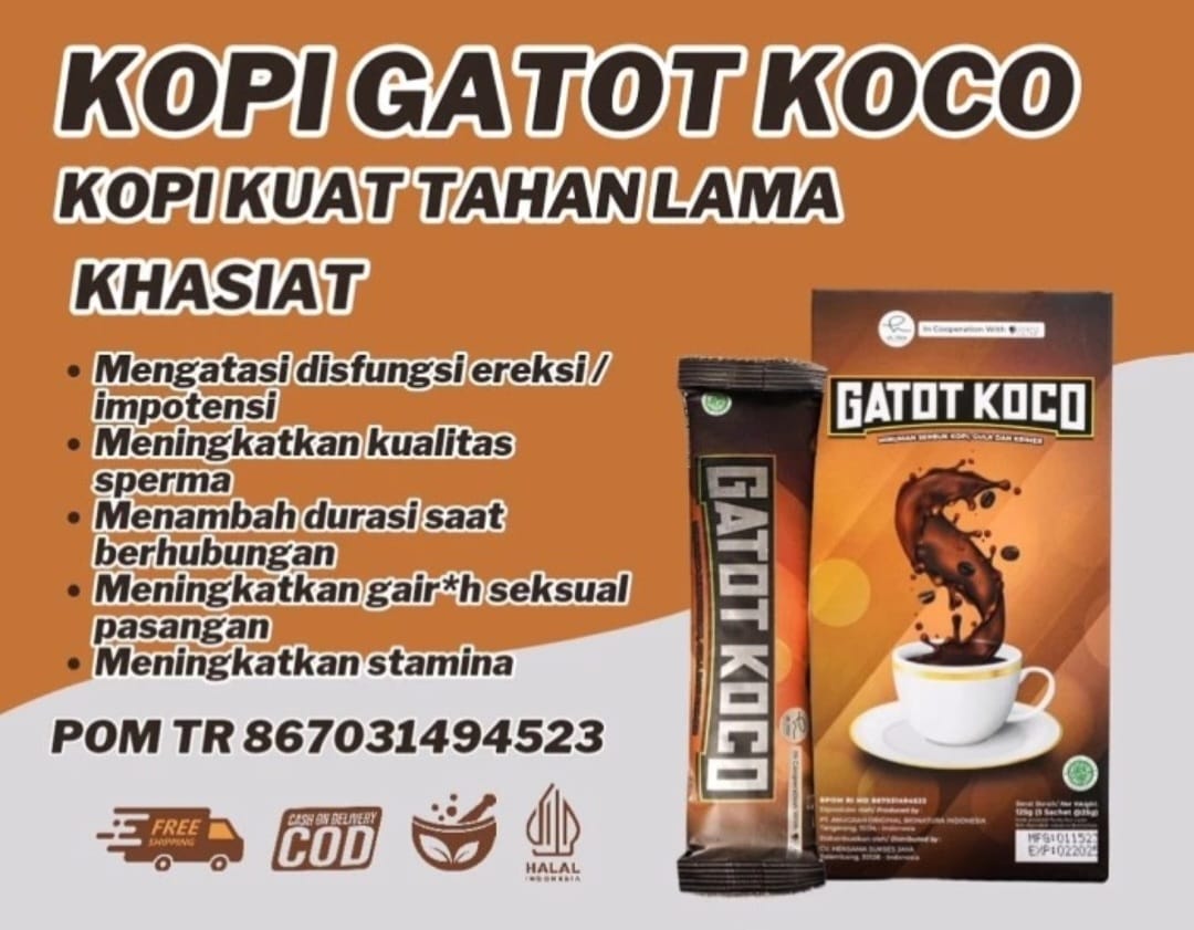Kopi Gatot koco / Gatot koco Coffee Halal, Bpom, Aman Privasi