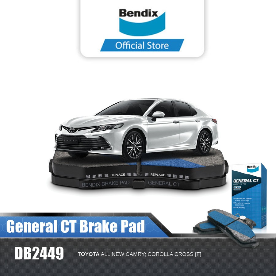 Bendix Kampas Rem Depan Mobil Toyota All New Camry - DB2449GCT Harga 720,700 rupiah*Gratis Ongkir