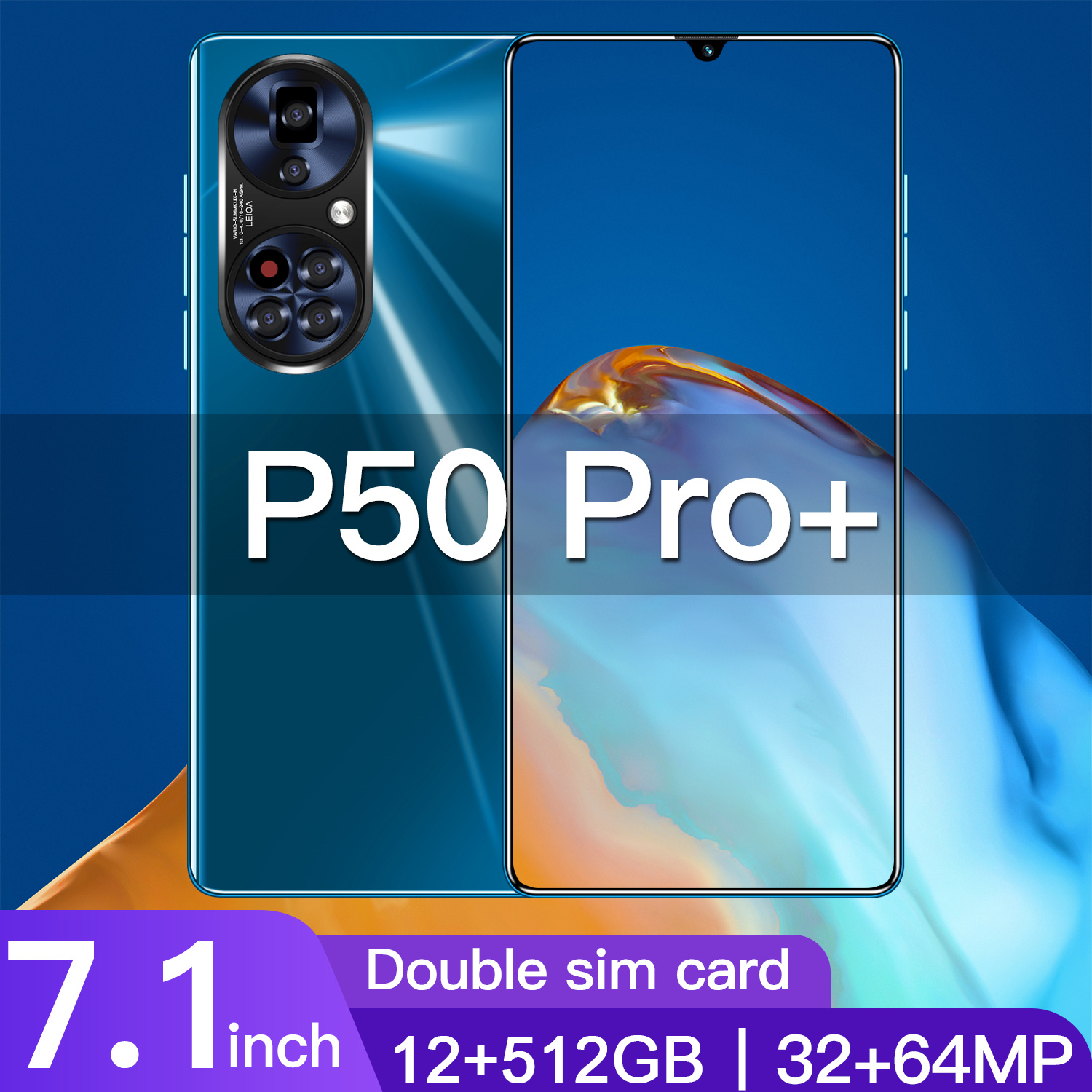 5G【hp huavei terbaru 2021】P50 pro 7.1 inci FHD+ RAM 12GB 16GB 256GB 512GB ROM Hp Murah 50MP HD Kamera AI 6800mAh Handphone promo 🚛 ( Garansi Resmi, Bisa COD, Kredivo, HP Murah, Promo, Discount, Snapdragon)