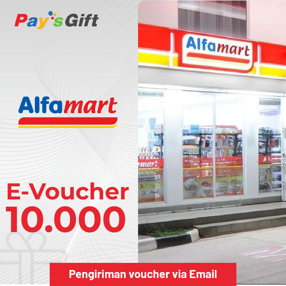 [PaysGift] Voucher Digital Alfamart Value Rp.10.000