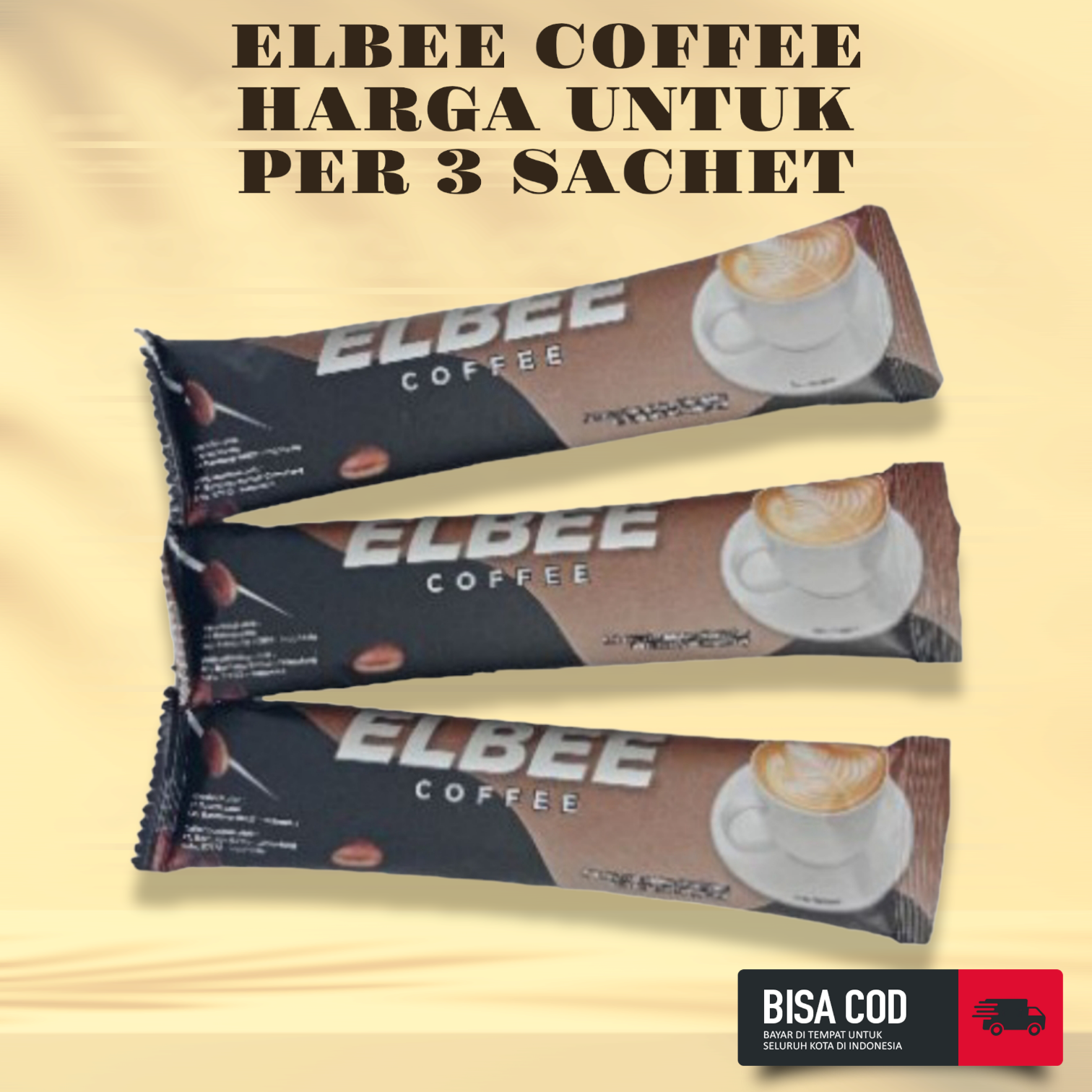 ELBEE COFFEE HARGA 3 SACHET