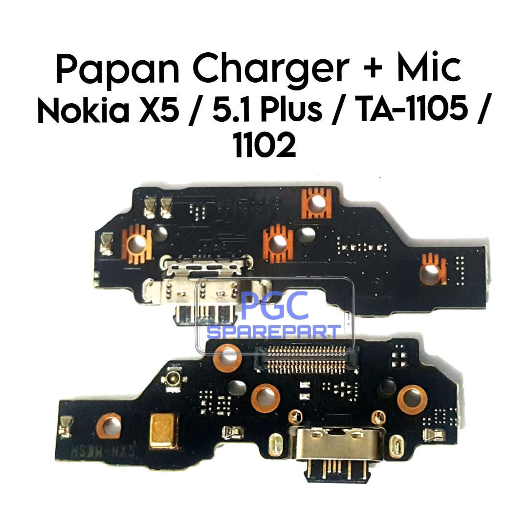 Papan Konektor PCB Charger Mic Nokia Plus Nokia X5