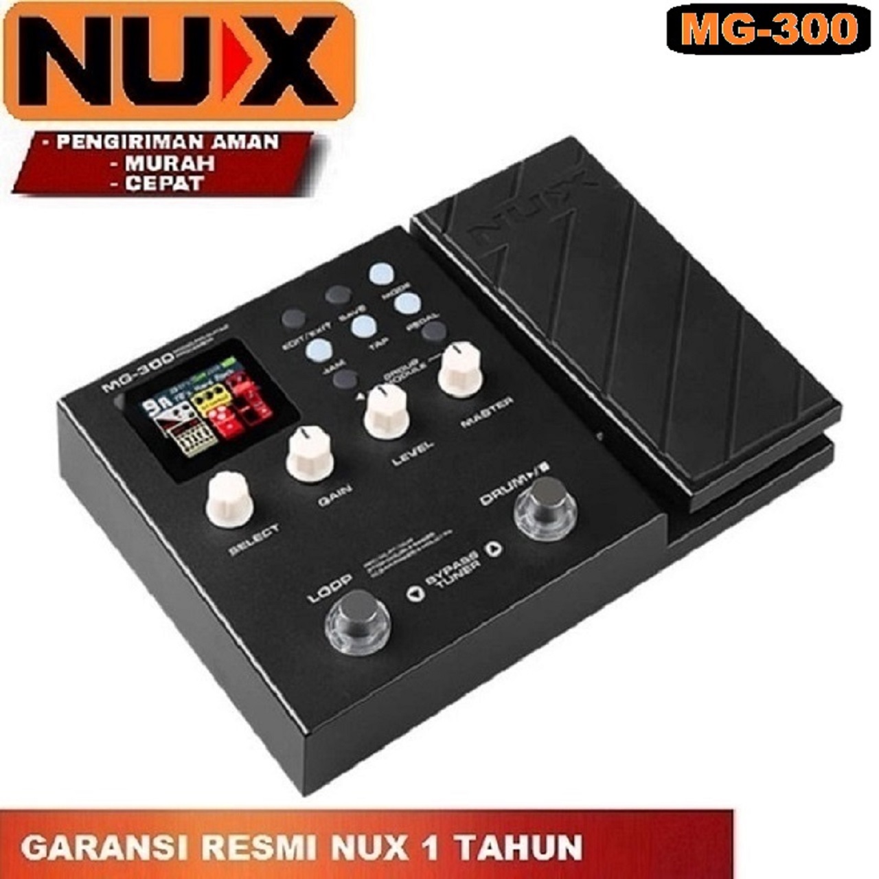 NUX MG300 Modeling Guitar Processor MultiEffects Pedal, 52 OFF