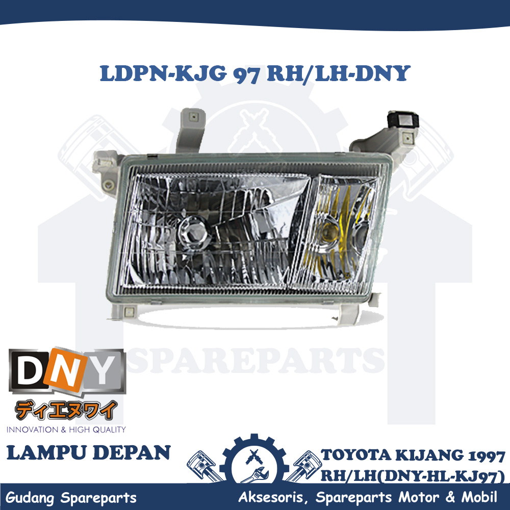DNY Toyota Kijang 1997 rhlh W/Foglamp headlights Harga 910,000 rupiah*Gratis Ongkir