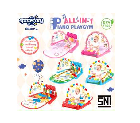 Spacebaby Baby Bouncer Piano Playgym SB 8013 / Mainan bayi