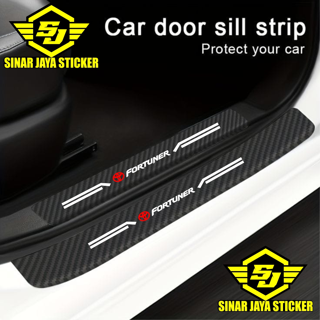 stiker karbon pelindung pintu mobil TOYOTA FORTUNER stiker cuting pijakan kaki terbaru Harga  20,000 Ringgit*Penghantaran Percuma