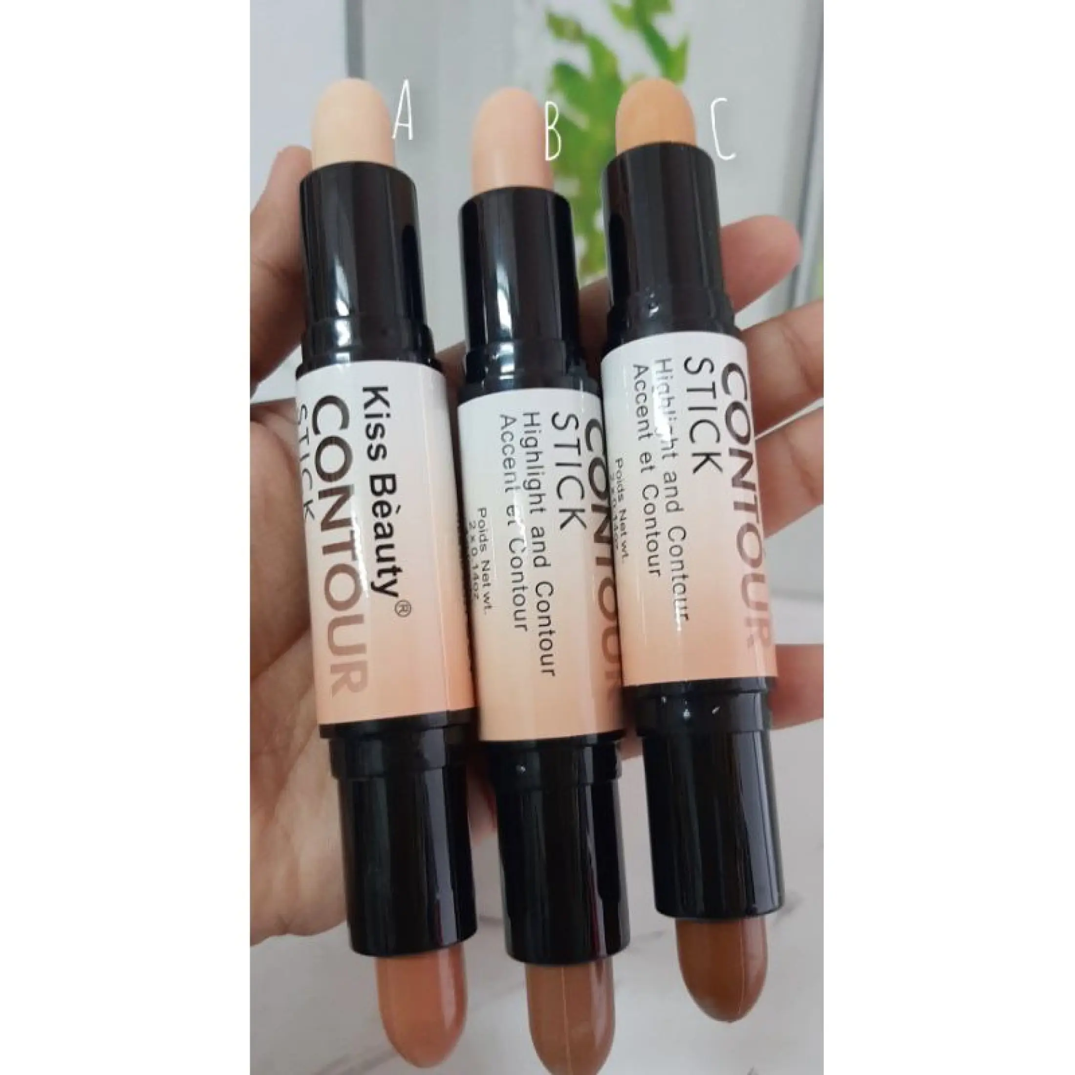 Contour Stick Kiss Beauty Highlighter Contour 2 In 1 No 58523 Lazada Indonesia