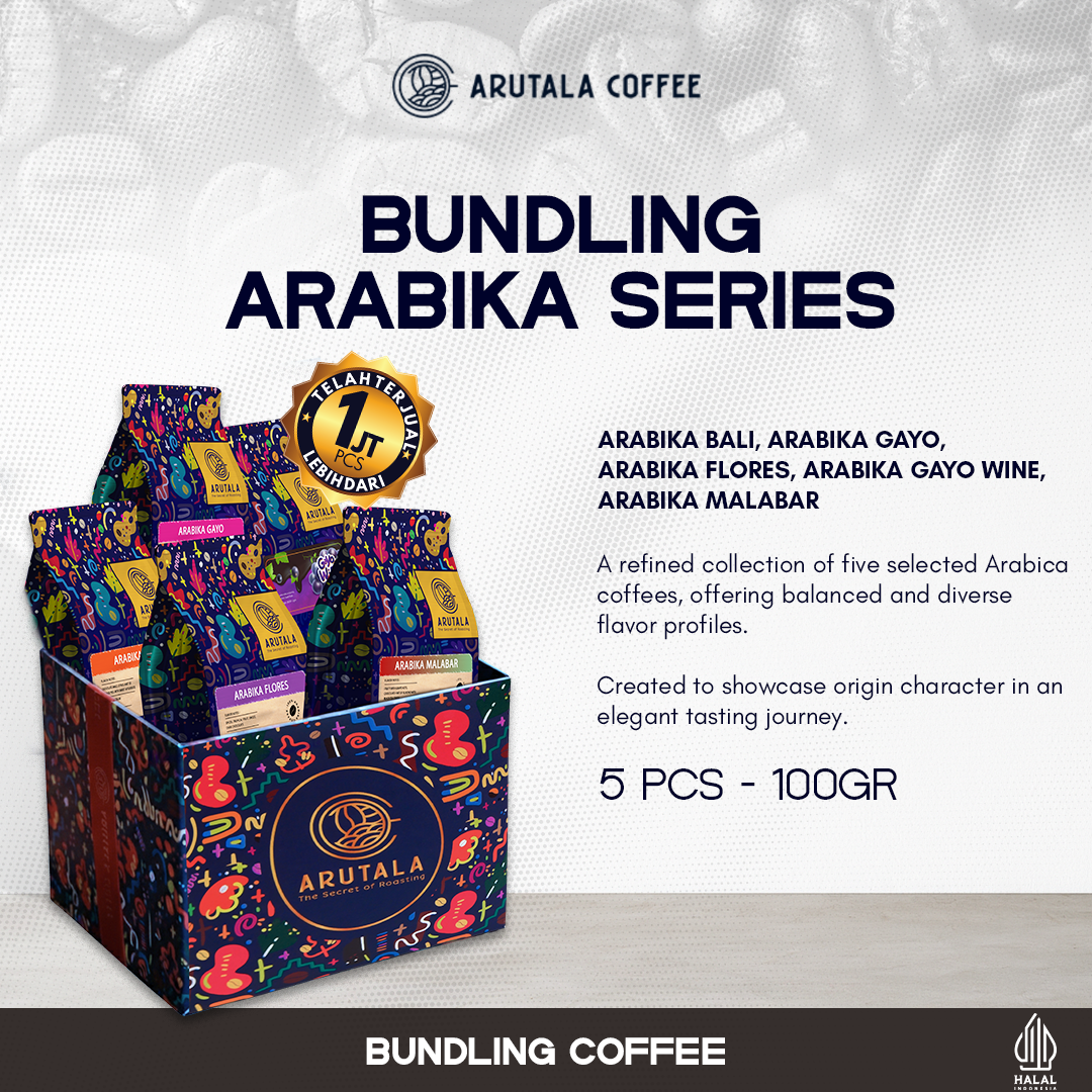 Arutala 100Gr Coffee Bundling Package Contains 5 Pcs - Arabica Series