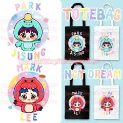 Totebag Nct Dream 127 Vol 2 NCT DINO Kpop Tote bag Resleting Lucu Korean Style Sanrio Chibi Tas Kanvas Aesthetic Premium Kanvas Tas Kekinian Putih Dan Hitam Cocok Sekolah kuliah Cute Cocok Pria/Wanita