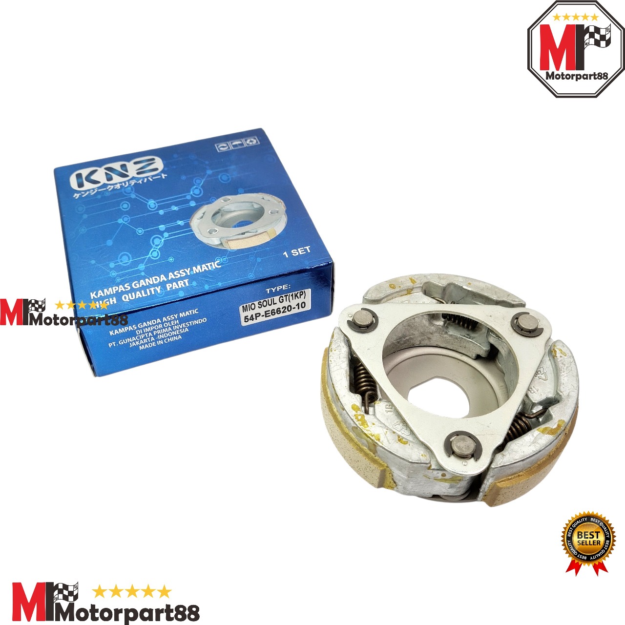 Double canvas automatic clutch Assy Mio soul GT 1KP 54p-10 KNZ Harga 144,450 rupiah*Gratis Ongkir