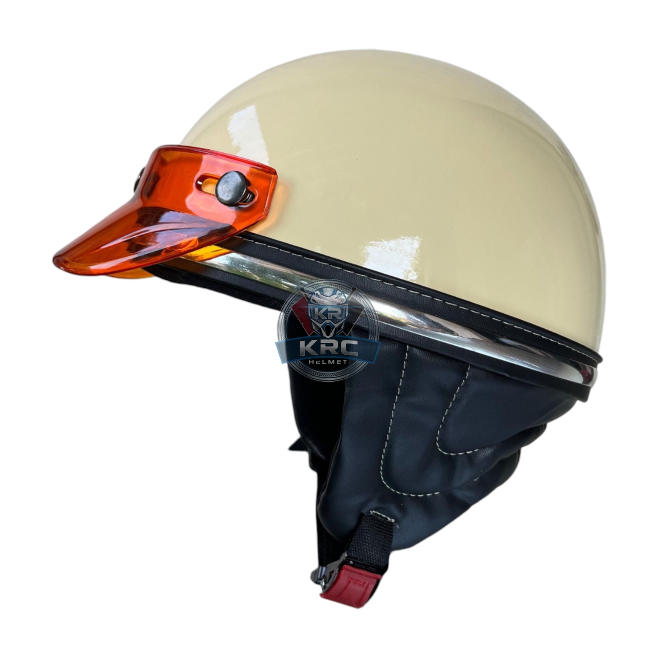 Adult Helmet Chips Shorty Retro Classic List Chrome Pet Transparent Men/Women Harga 88,000 rupiah*Gratis Ongkir