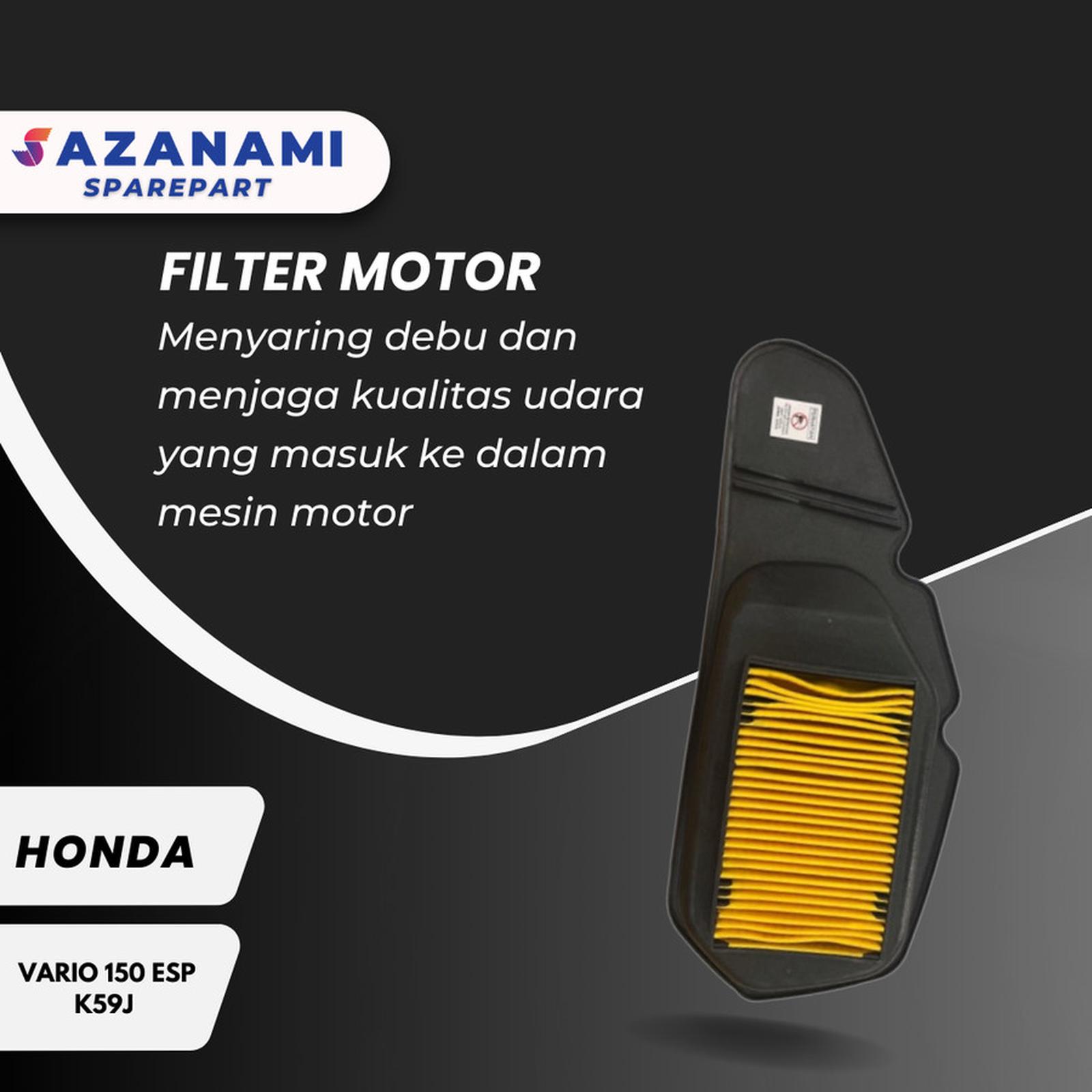 Honda Vario 150 Fi New 2018-2022 Motorcycle Air Filter Harga 18,000 rupiah*Gratis Ongkir
