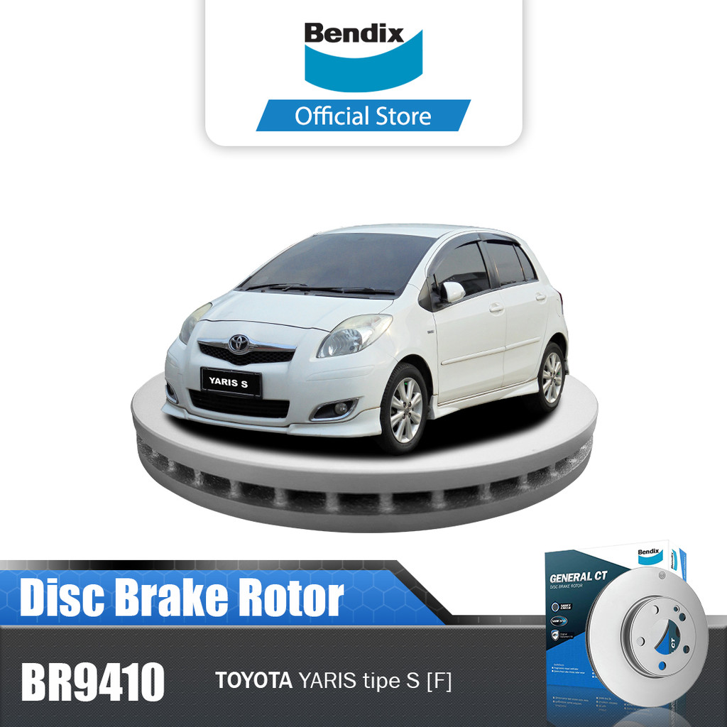 Bendix rotor brake disc Toyota Yaris car brake disc S-br9410 Harga 816,000 rupiah*Gratis Ongkir