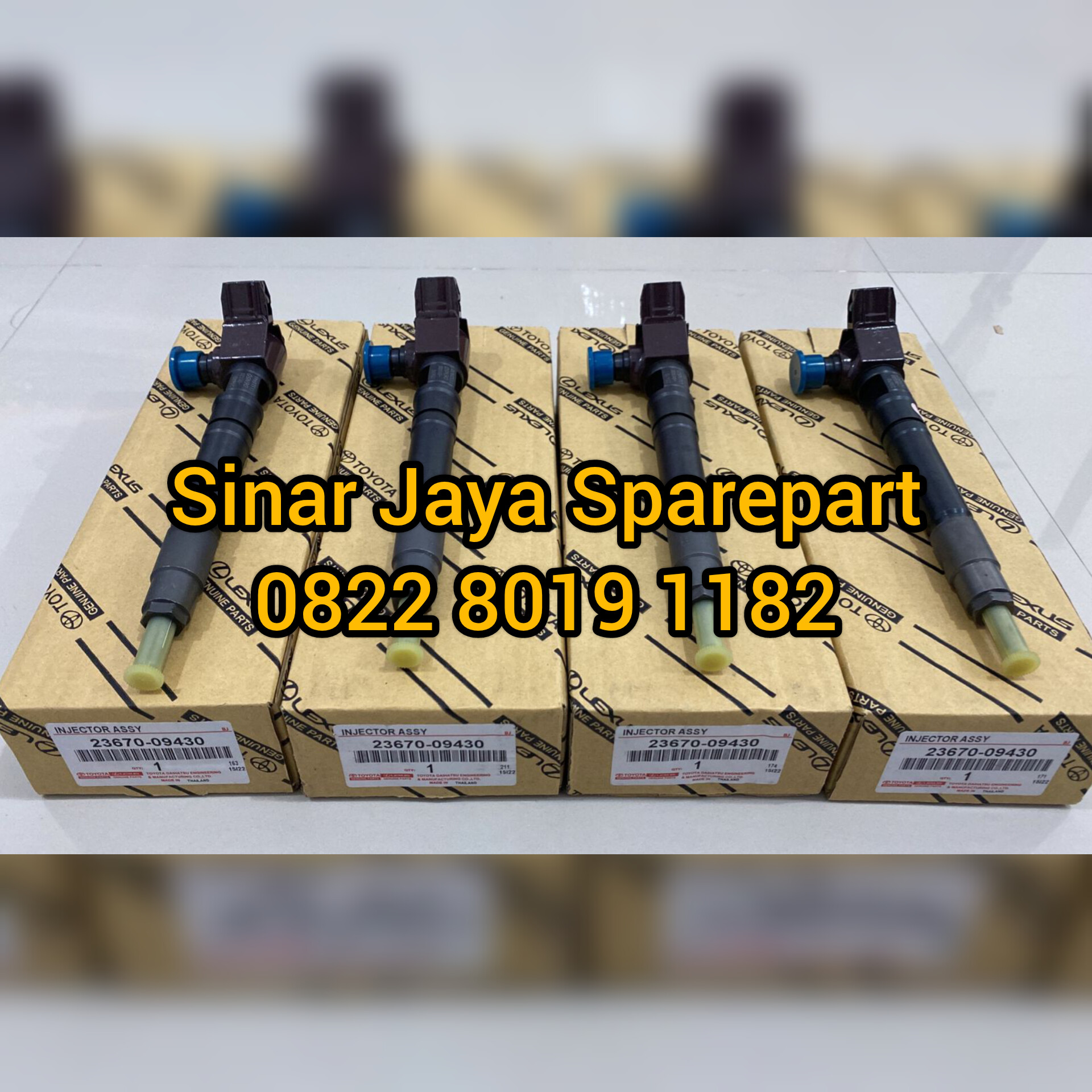 Injektor Nozzle Hilux Revo 2.4cc Fortuner VRZ 2.4cc Innova Reborn 2.4cc 23670-09430 Harga 5,750,000 rupiah*Gratis Ongkir